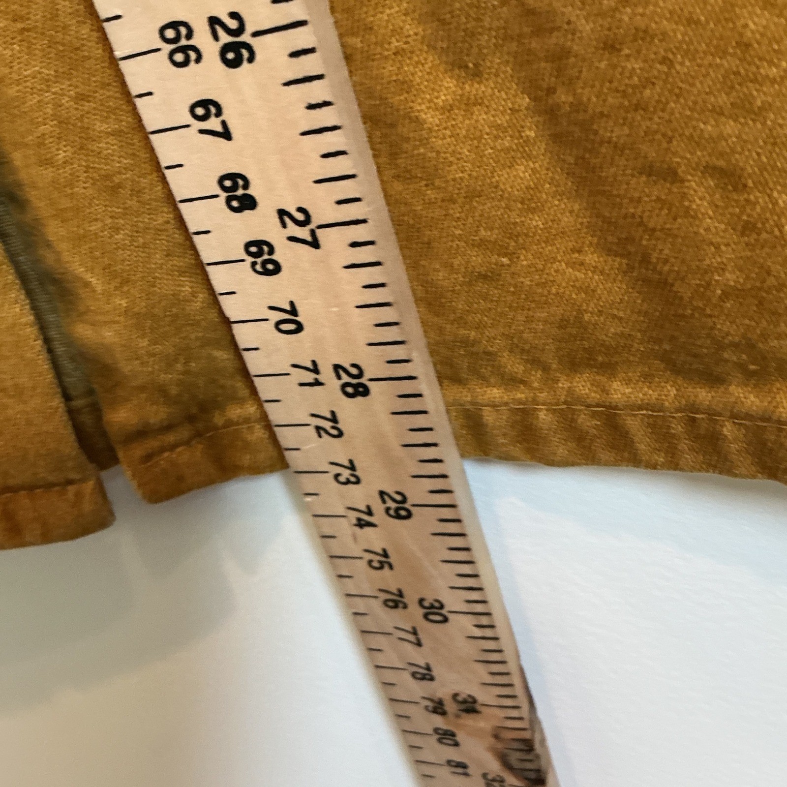 Hammerschmid Vintage Trachten Cotton Midi Skirt Mustard Yellow High Waist 27w