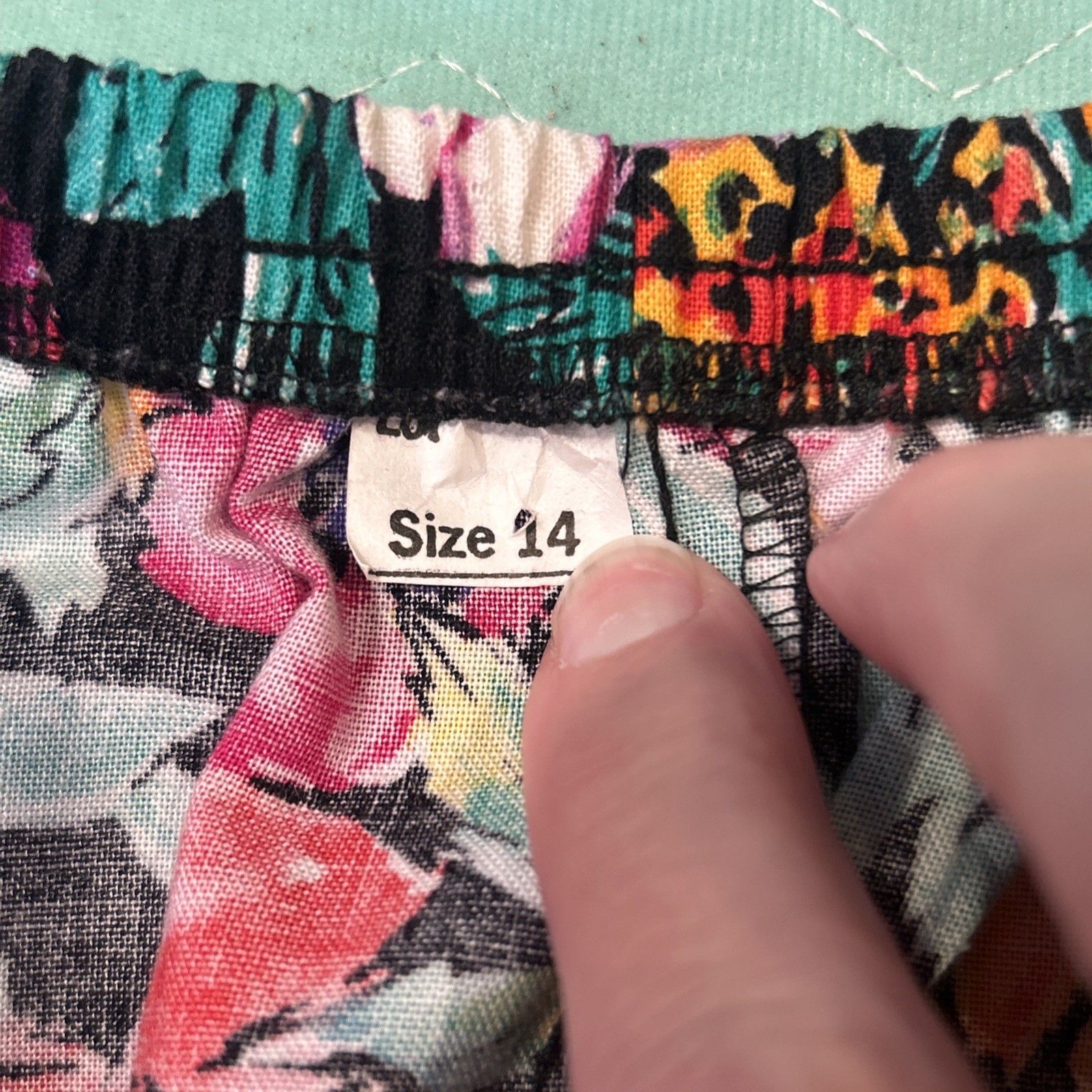 Just In Thyme LTD Vintage 90s Floral Two Piece Set Blouse Skirt Women’s Size