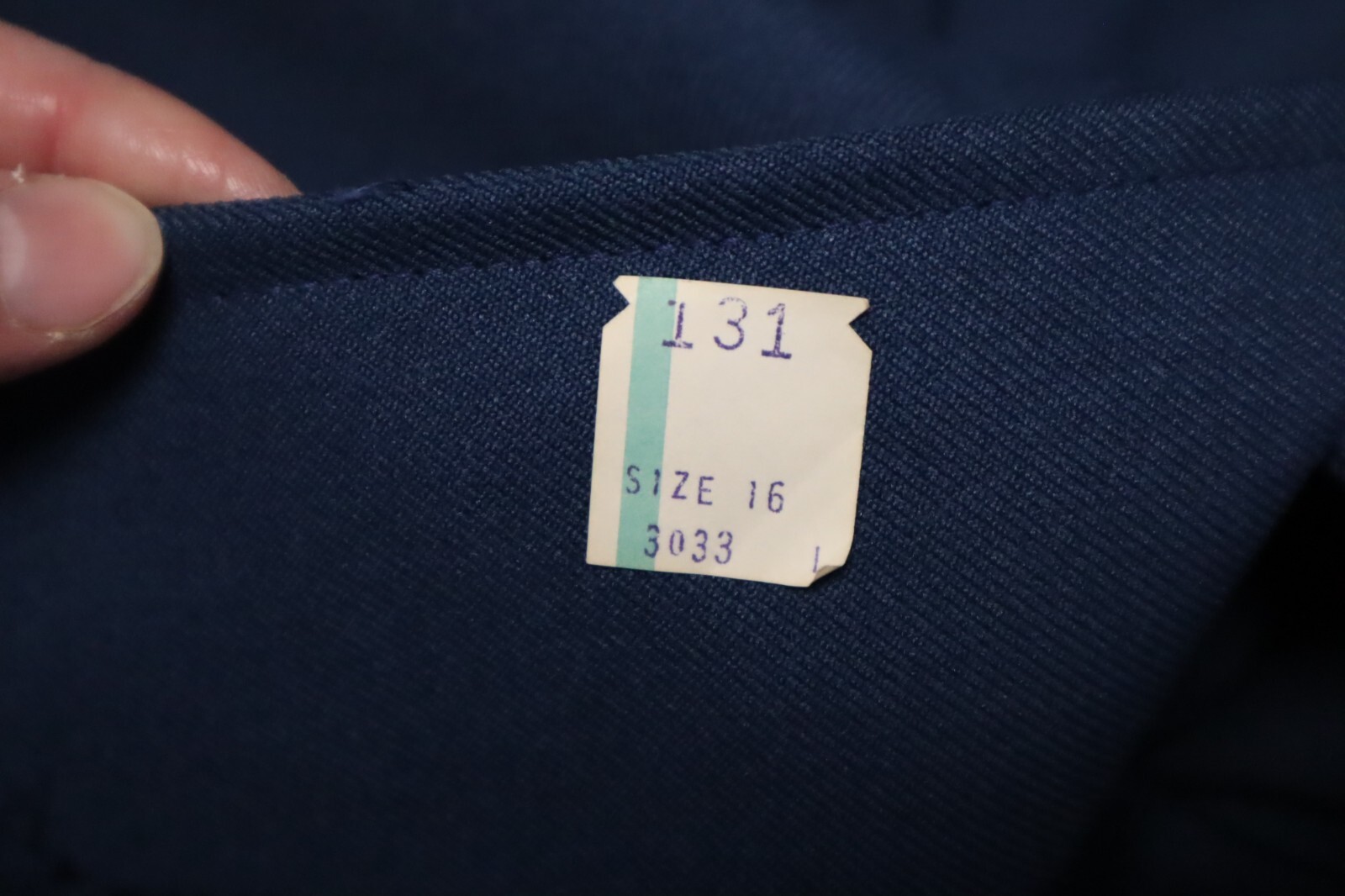 Vintage 1970s MOTIVATION by RUSS TOGS womens blue gray blazer size 16 (NWT)
