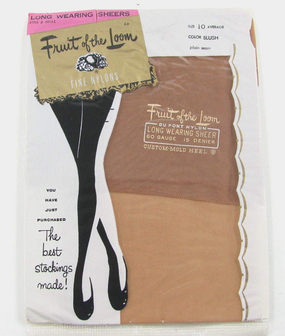 NOS 5 Pairs Nylon Stockings Size 9 1/2 & 10 Belle de Paris Elegance Cantrece