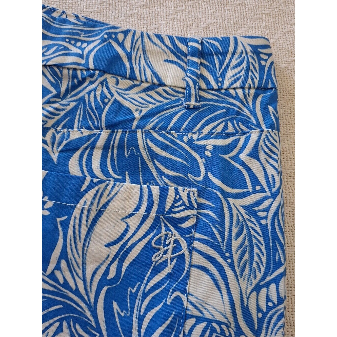 stella parker high waist floral shorts 10 beach summer lilly pulitzer preppy