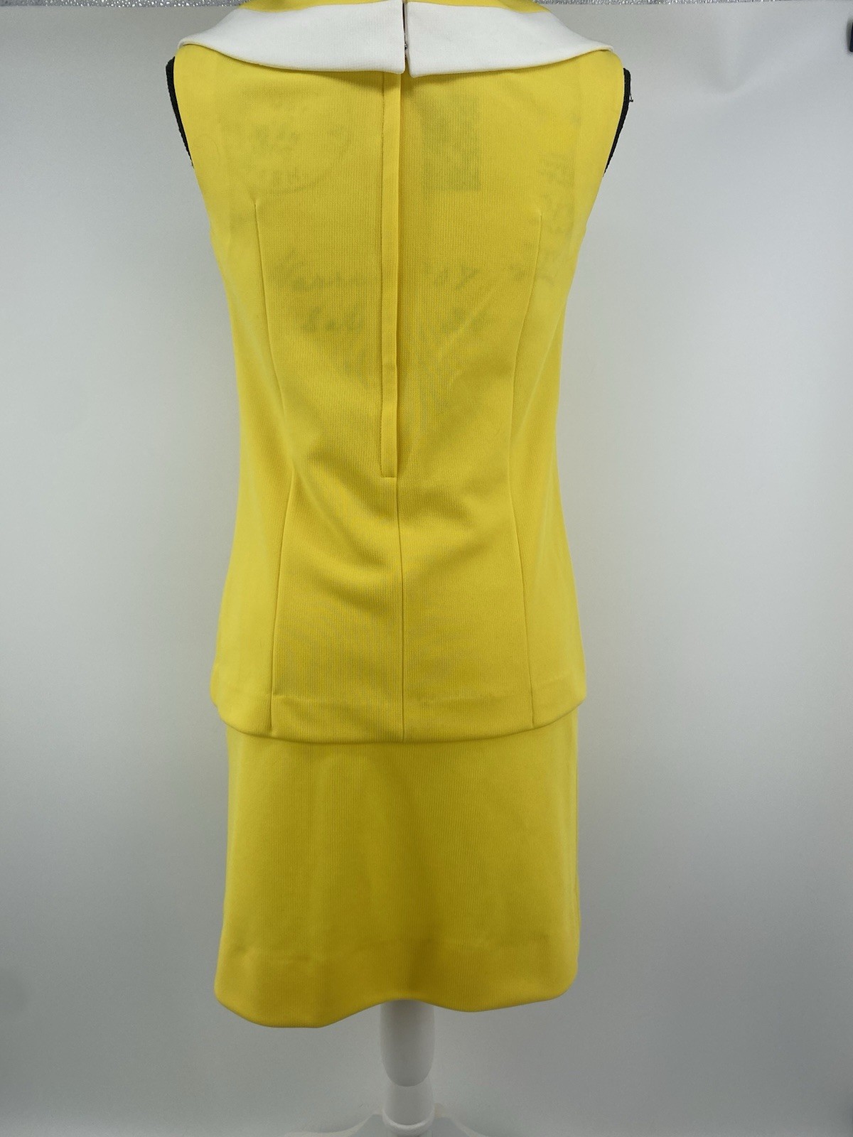 Vintage 60’s Nardis Of Dallas Yellow 2 Piece Skirt And Top Set Size Extra Small