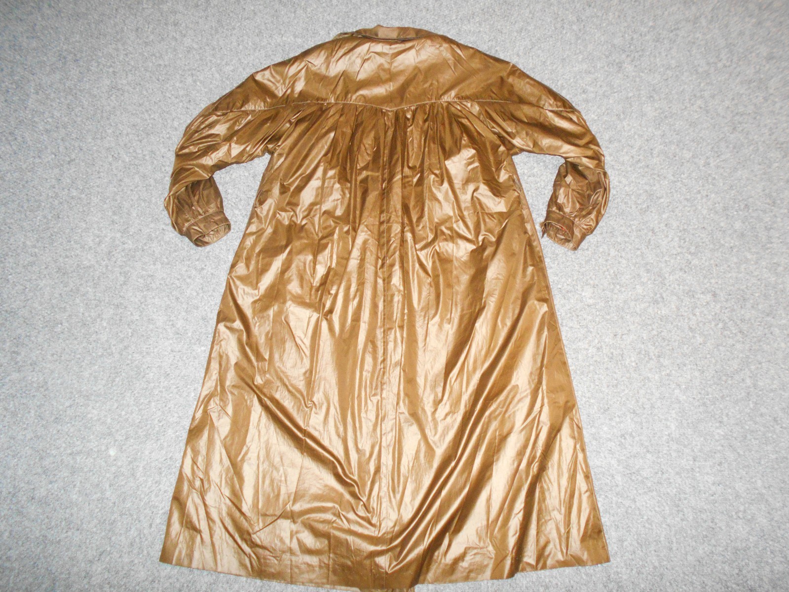 COUNT ROMI LTD VTG 60’S METALLIC COPPER WOMENS USA 10 BELTED LIGHT COAT