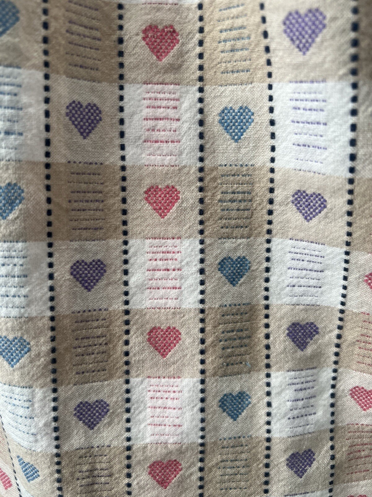 Vintage CB Cascade Blues Valentines Heart Gingham Button Up Women’s Shirt Medium