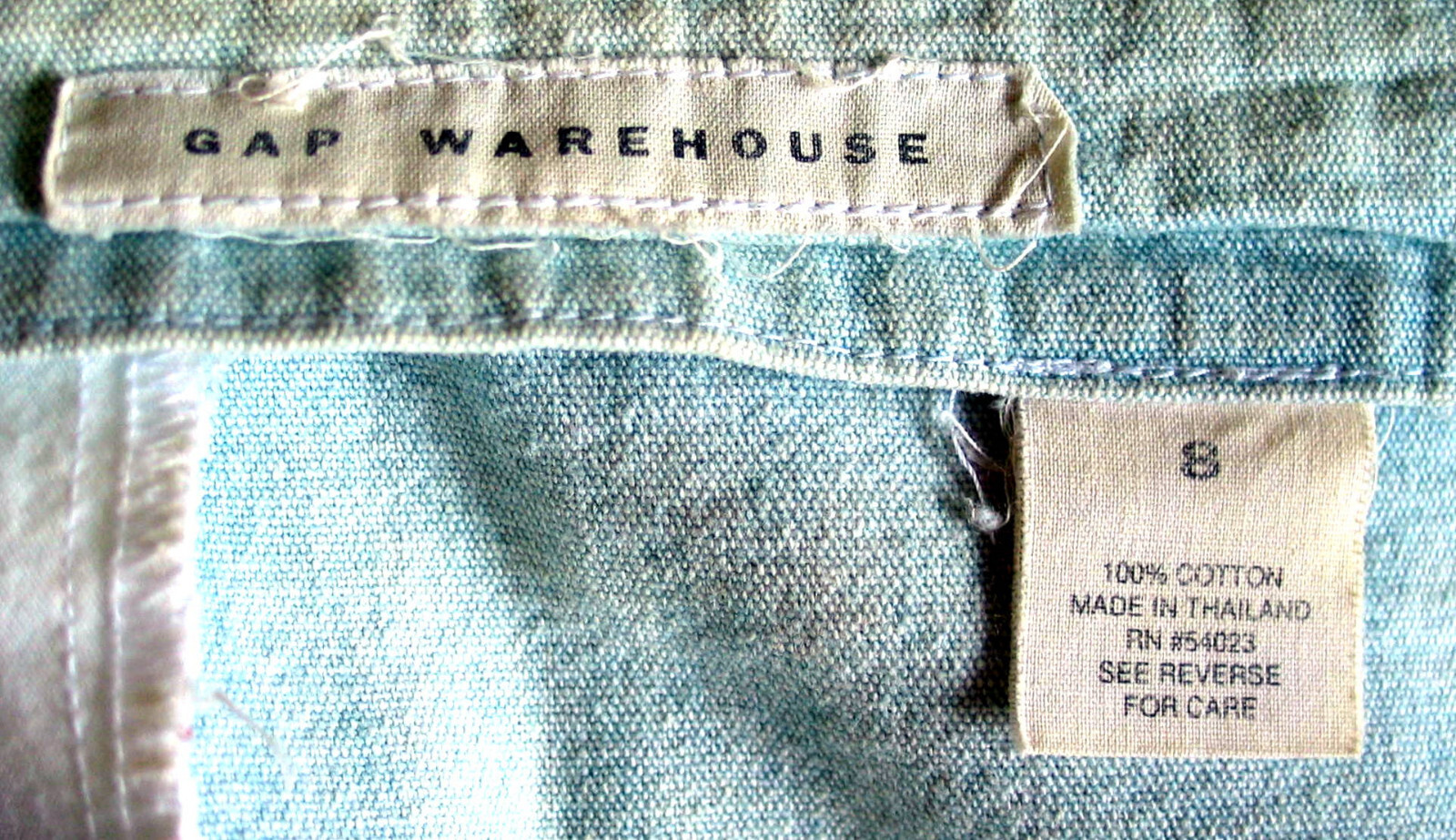 Embellished matching VTG denim Gap skirt and jeans + Union Bay vest set, sz S/M
