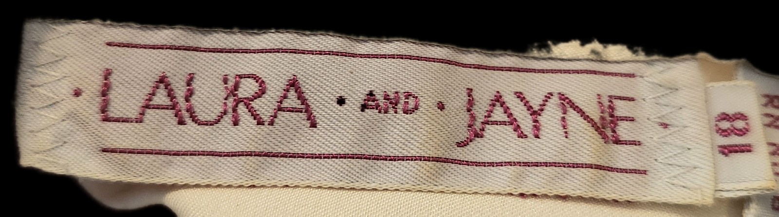 Vintage Laura & Jayne Applique Embroidery & Pearl Embelleshed Collar Blouse