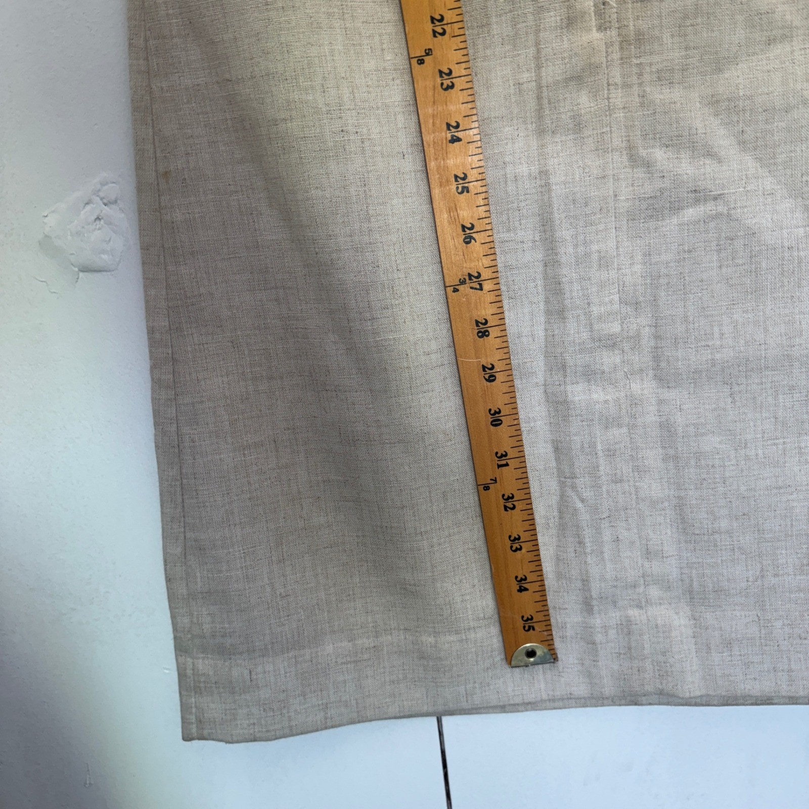 Vintage Cos Cob Womens Beige Sleeveless Shift Dress Mod Button Detail Size 12