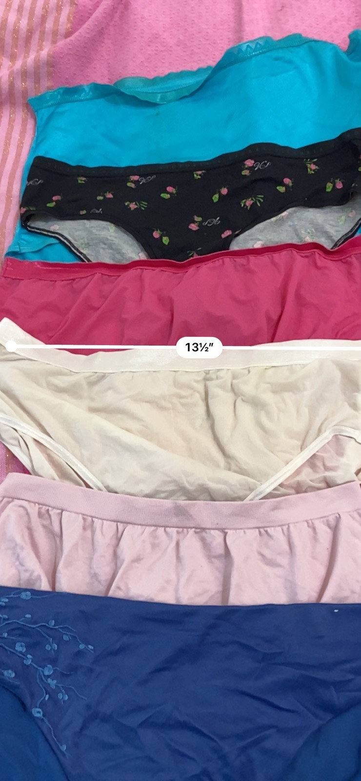 VINTAGE mix lote 7PANTIES#6084