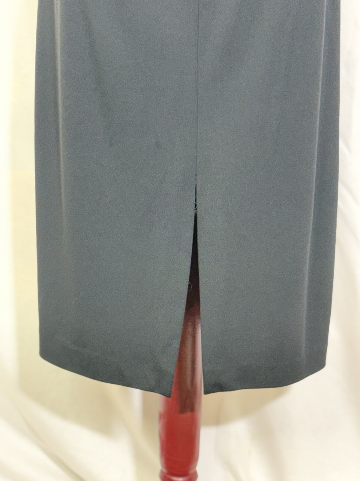 Vtg Leslie Fay Evenings 90’s Sz M Black Sheath Short Sleeve Dress Stretch Bolero