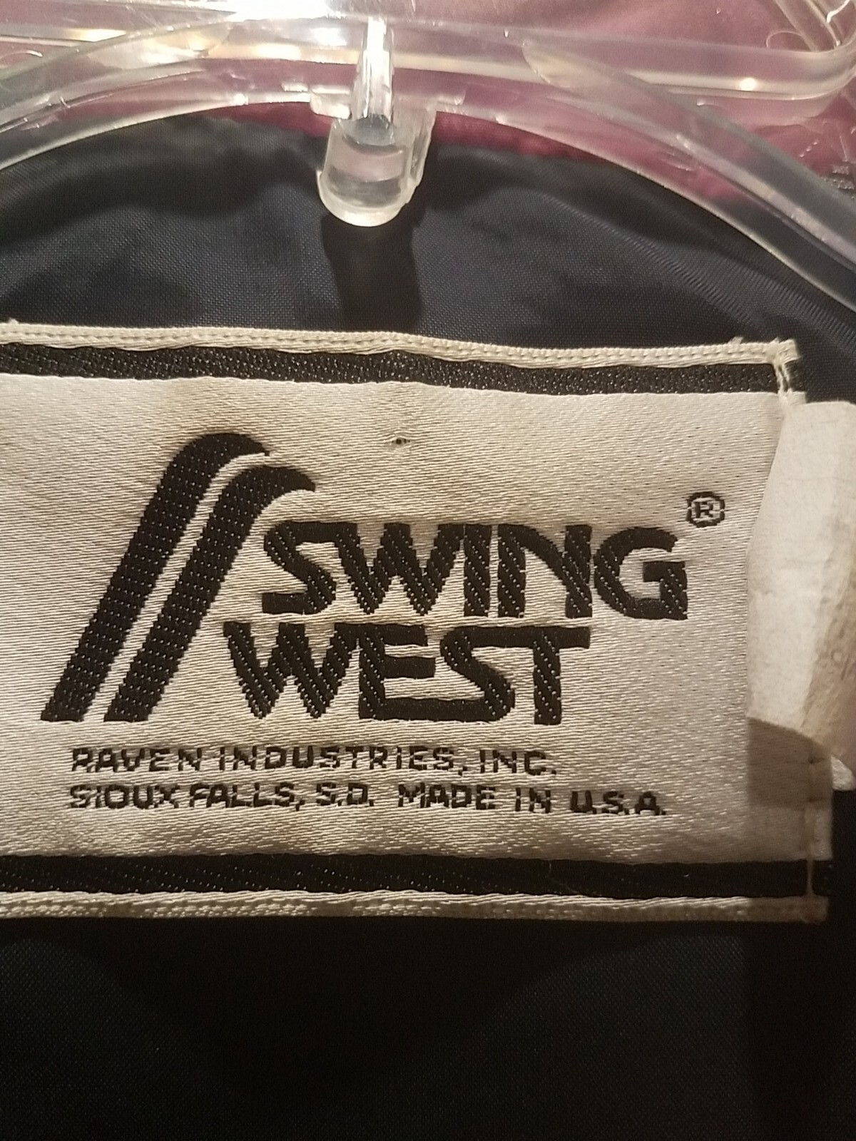 Vintage Swing West Jacket Ladies SMALL Magenta/Purple