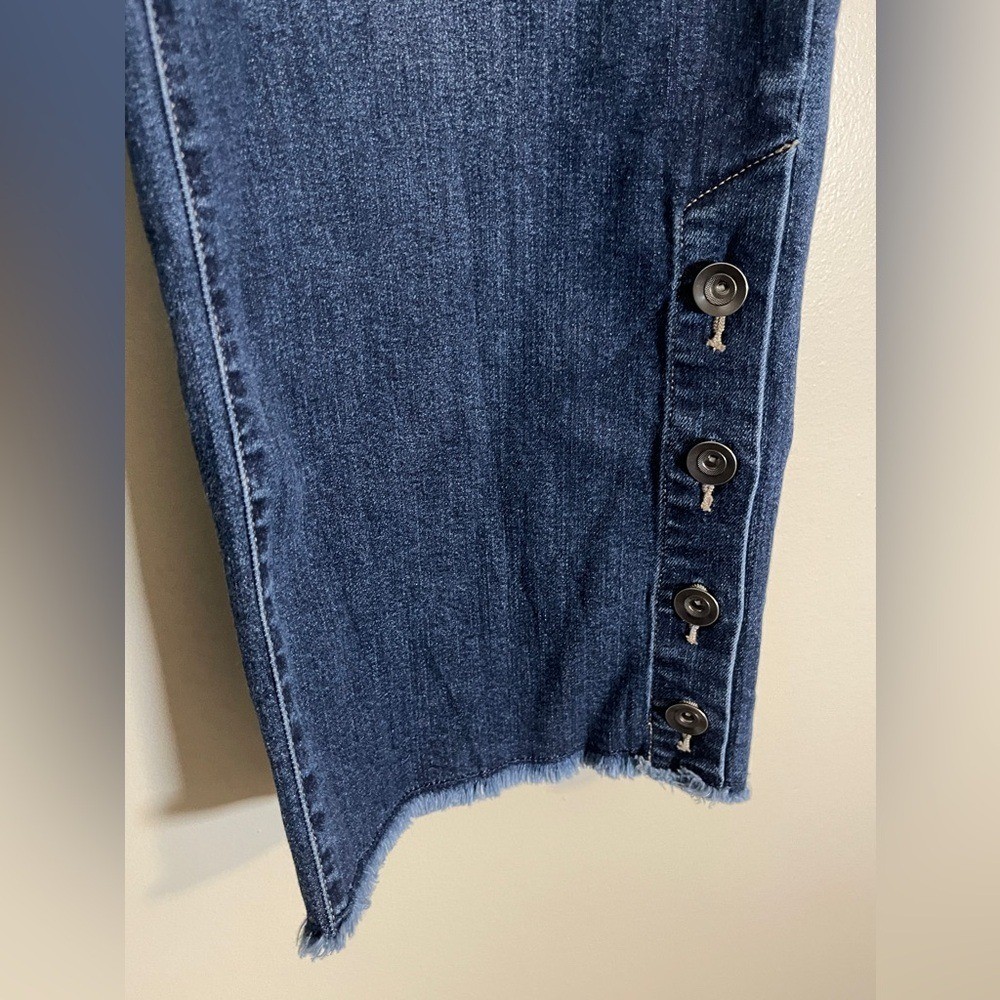 Susan Graver Capris Womens 6 Blue Jeans 90s Vintage Classic Minimalist Normcore