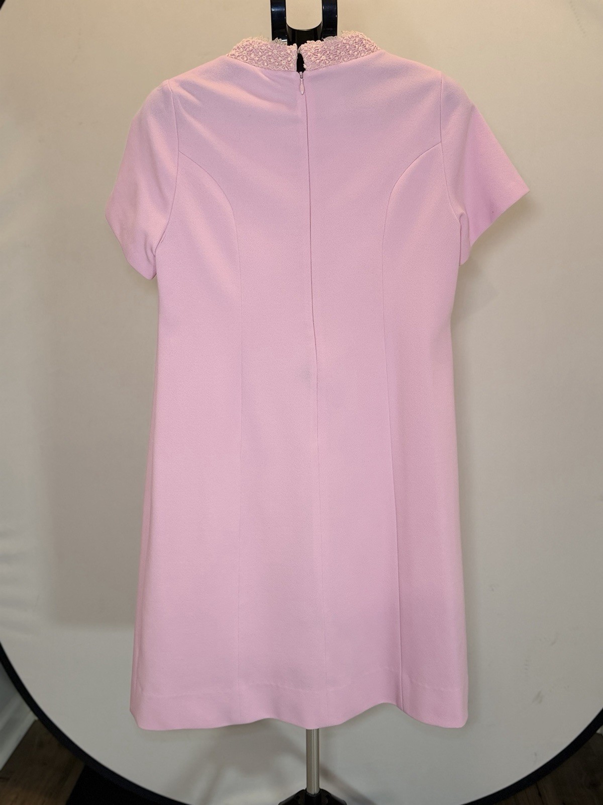 Vintage 1960s Alfred Werber Pink Coat Dress Set No Size Tag