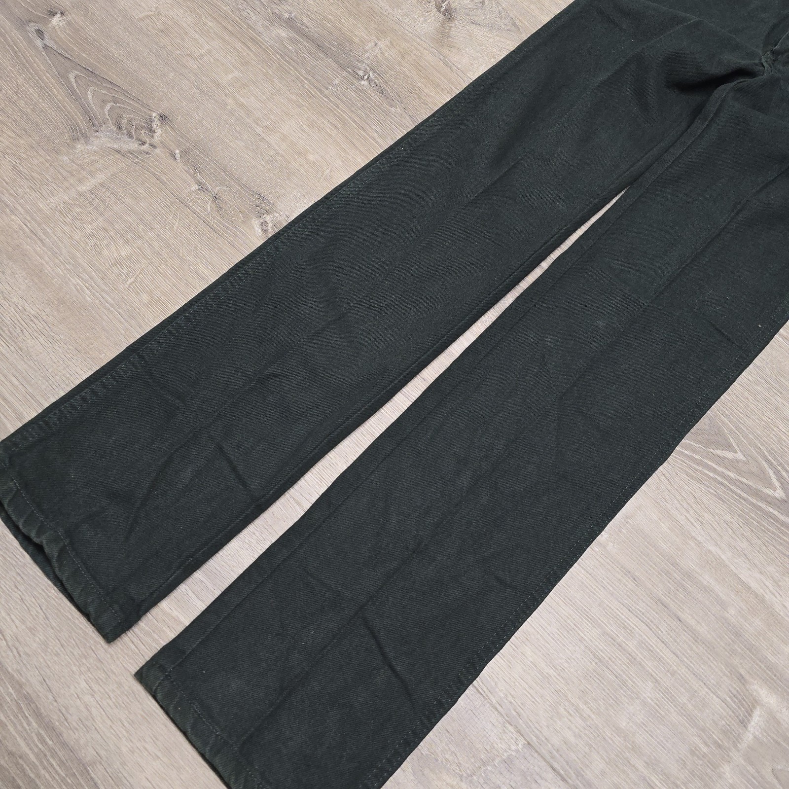 Vintage Wrangler Cowboy Cut 14MWZ Red Tag Jeans Women 0x34 Green USA Made NWT