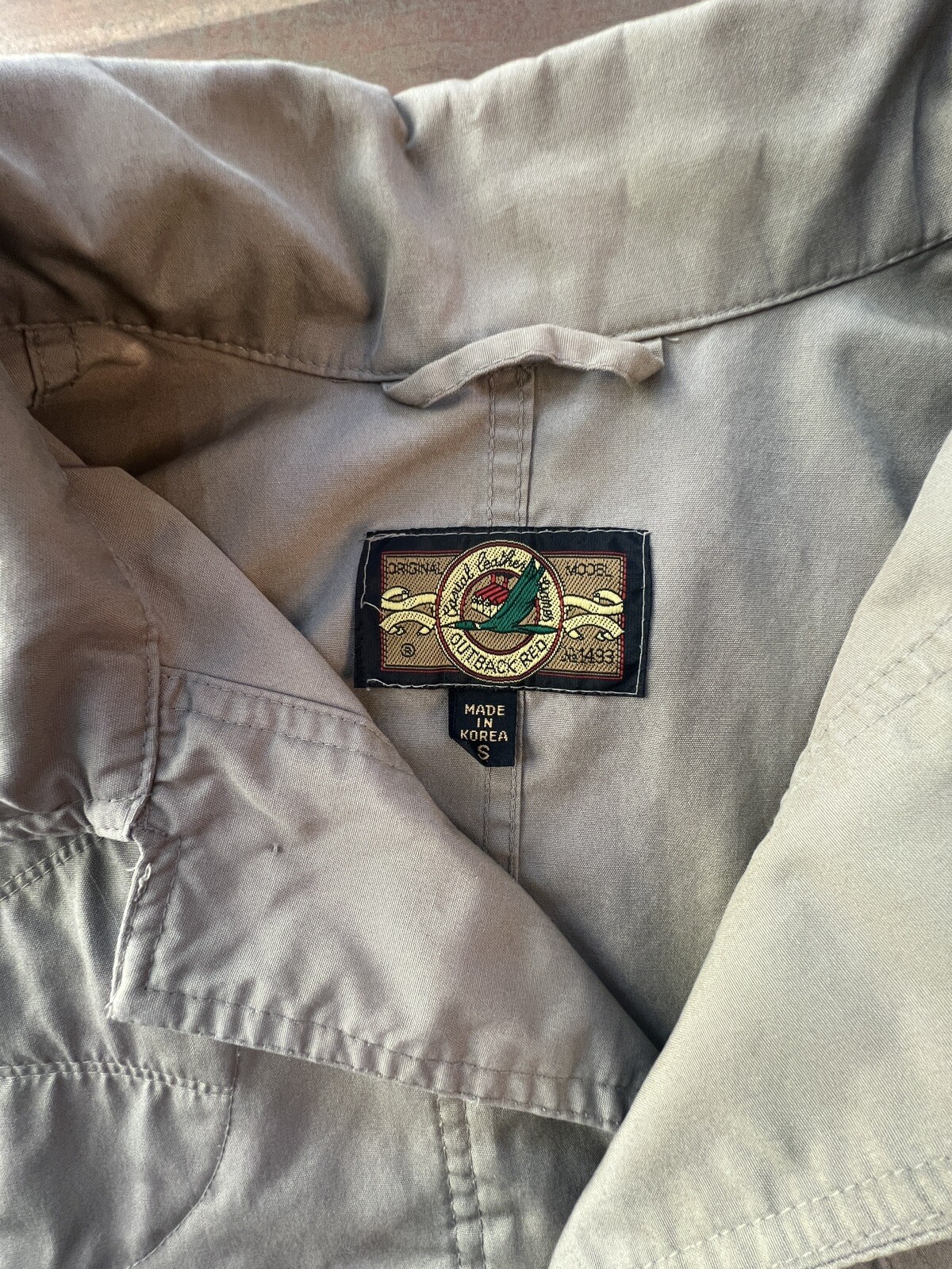 Vintage 80s Outback Red Safari Jacket Oversized Men’s S fits Like a M-L