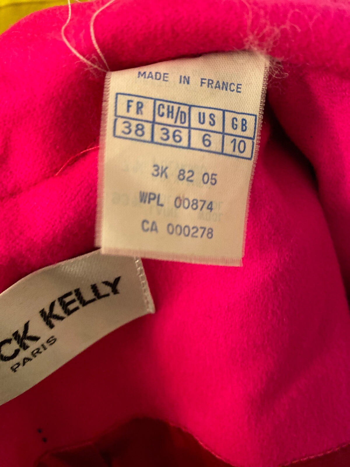 PATRICK KELLY VINTAGE 1980s DESIGNER Blazer Hot Pink