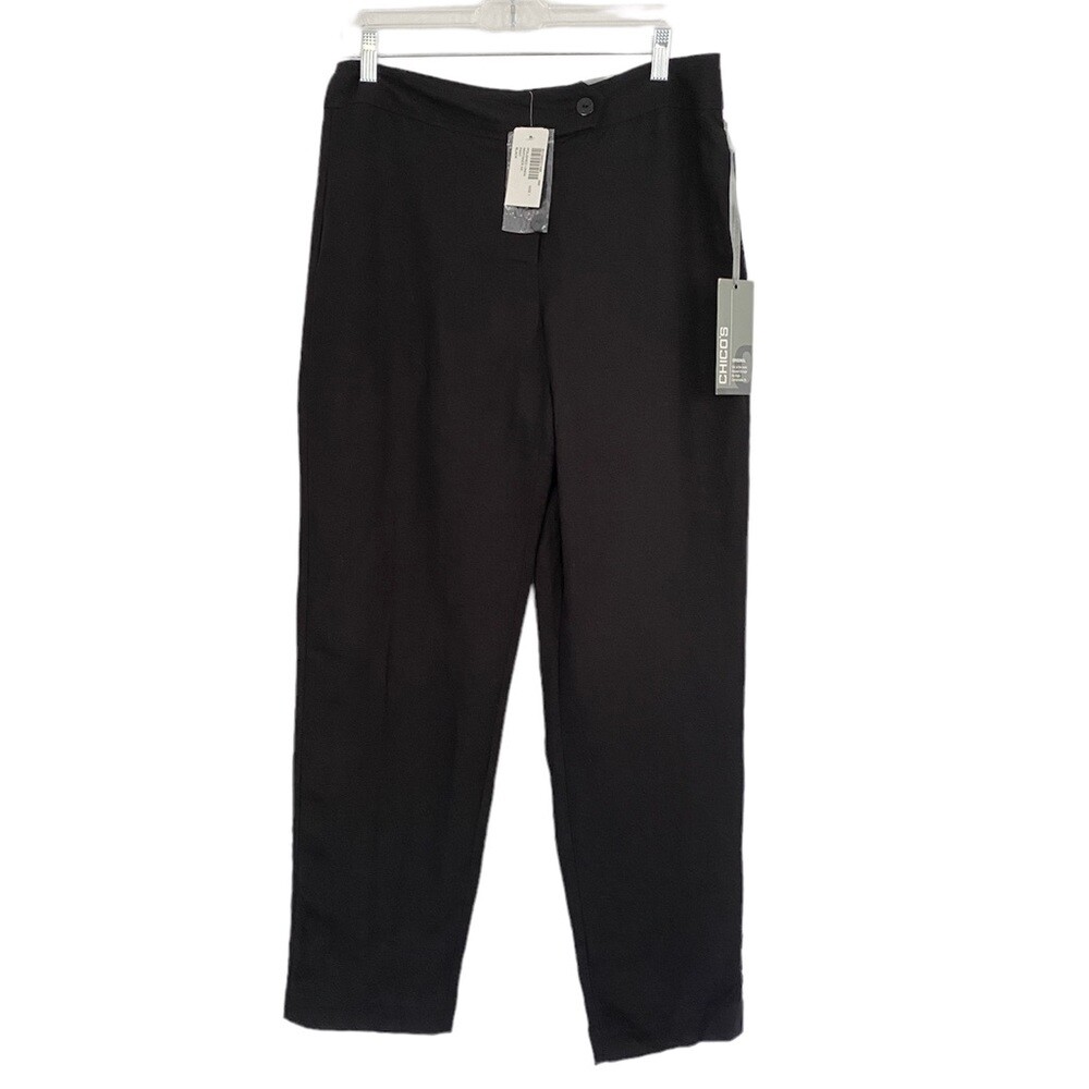 Chico’s Polished Linen Pants NWT