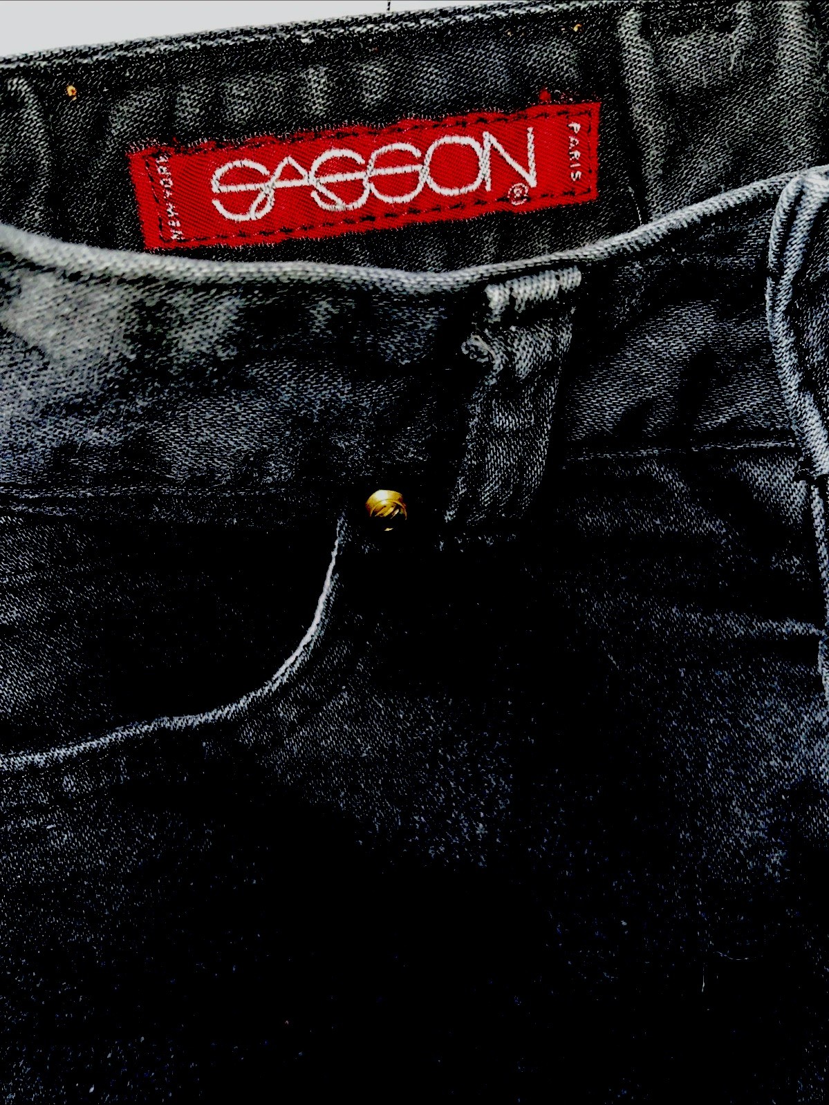Vintage Sasson 80s Jeans Juniors XS/S, waist size of 23 1/2, Style 2338