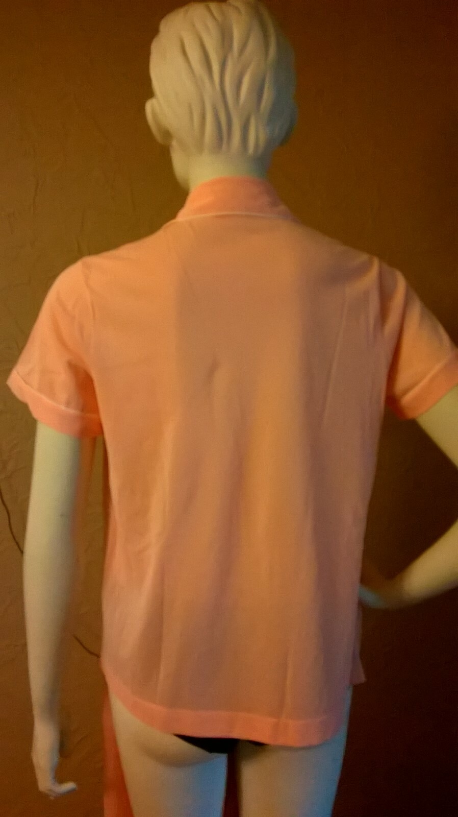 VTG 50’s Lorraine Lingerie Peach Trimmed in White S/S „I Love LUCY” PJ Set 36