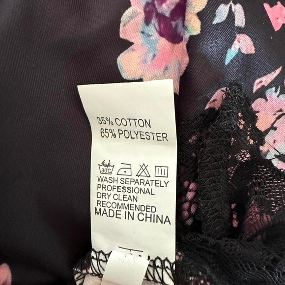 Y2K Slip Maxi Dress Floral Print Cutout Sweetheart Neck Backless Slit Medium 90s