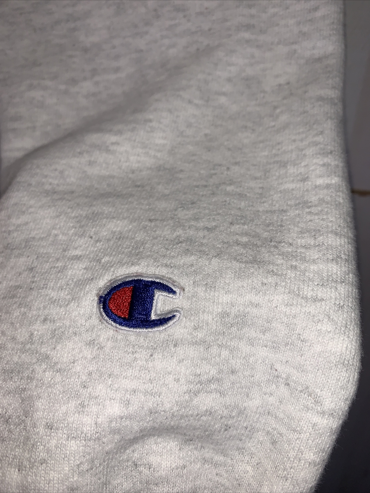 Vintage Champion Reverse Weave Heather Grey Hoodie Mens/Womens XS-8586