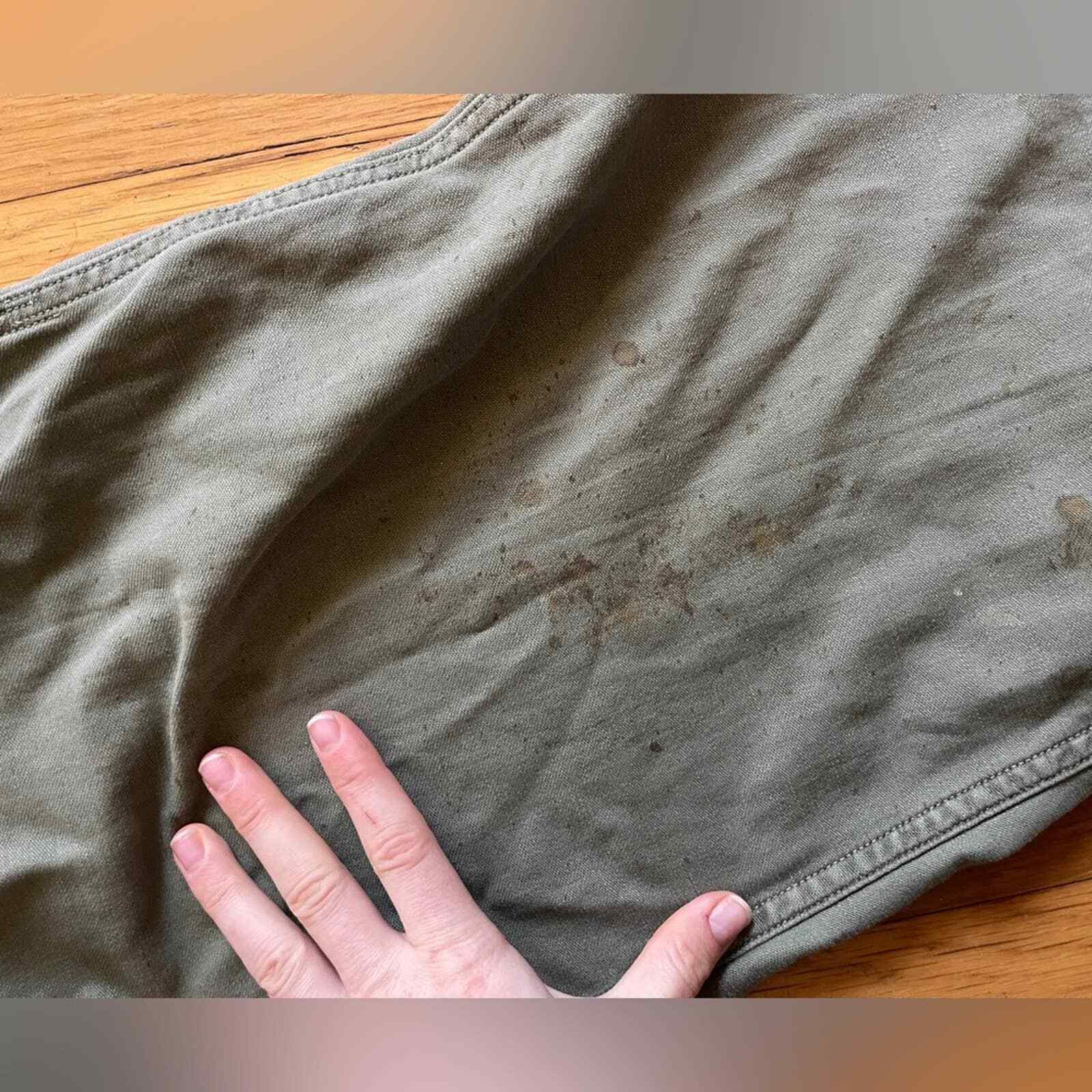 50s Vintage Korean Era Cotton Sateen Pants