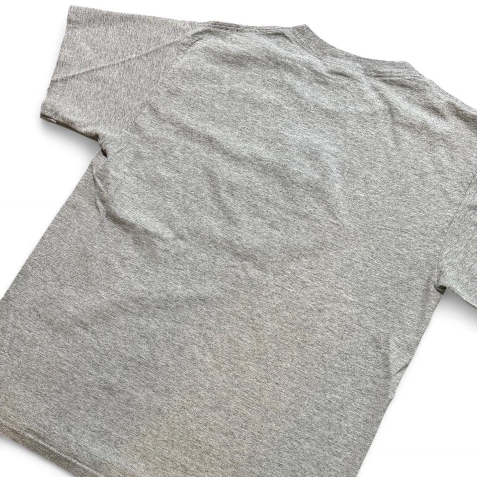 Grey Vintage 90s New York City NYC USA Skyline Daisy Flower T-shirt M 19×24″