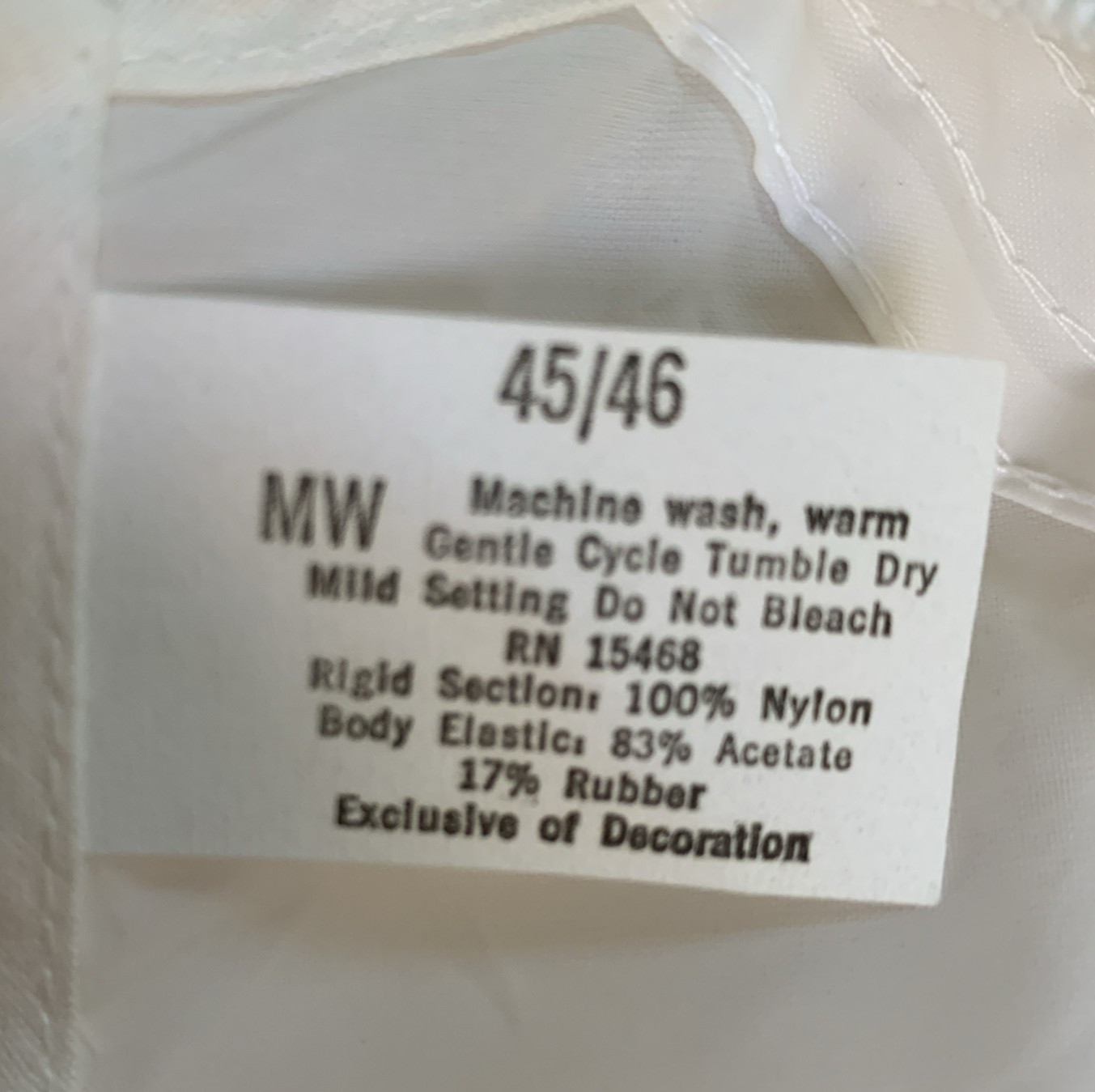 Vintage NWT Soft Skin Open bottom girdle – size 45/46 Waist