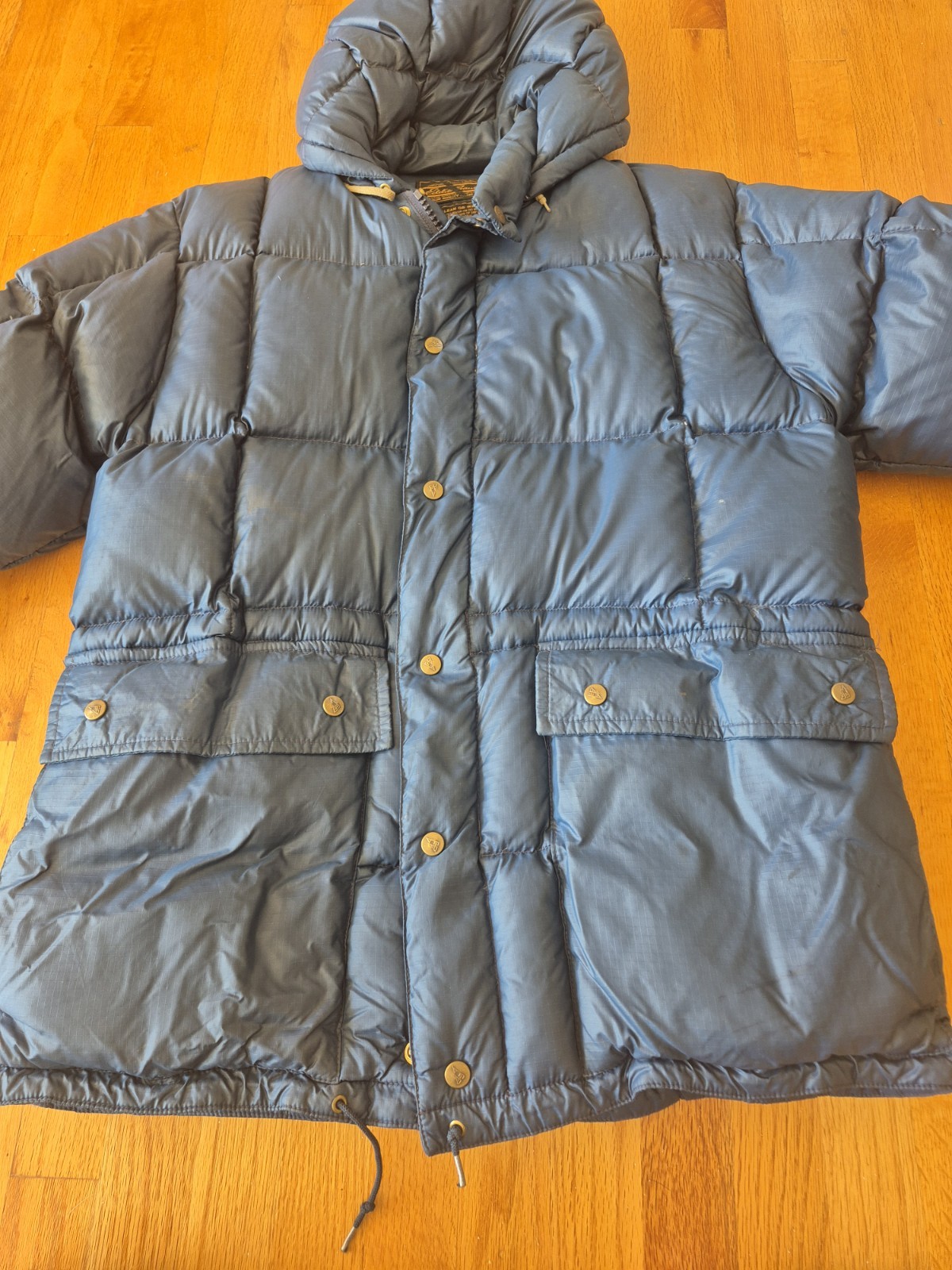 Vintage Late 70s Eddie Bauer Expedition Grade Goose Down Parka Jacket Large