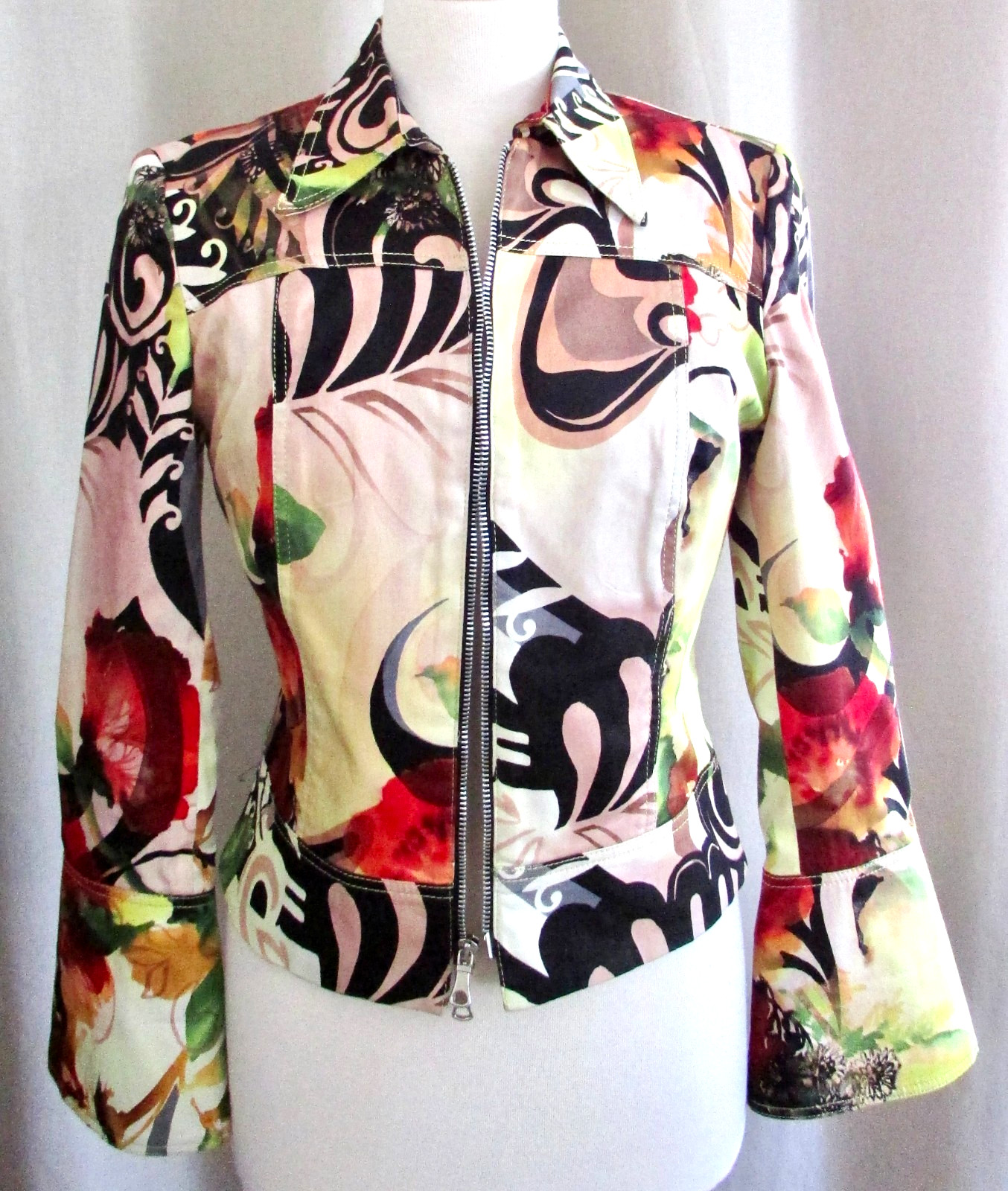 Vintage Y2K ALBERTO MAKALI Jacket Multi Color 6- RARE