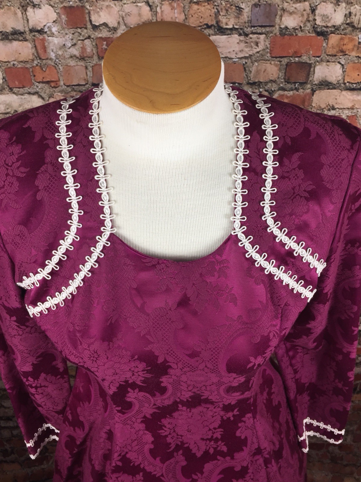 Vintage 90s Jessica McClintock Gunne Sax Prom Dress Vampy Whimsigoth Grunge Y2K