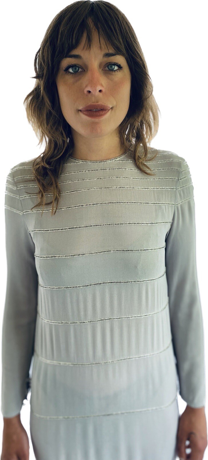 Chloe Vintage 1980 Documented Beaded Silk Whimsigoth Fairy Core Dress