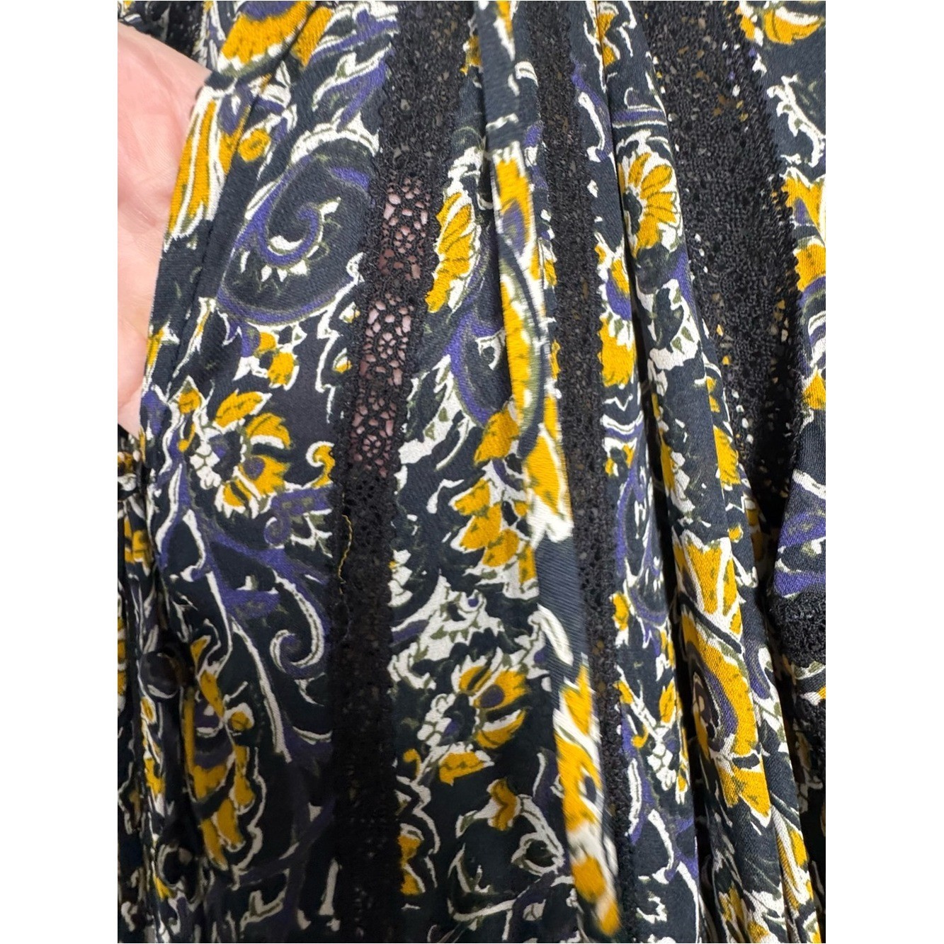VERONICA BEARD Ida Floral 100% Silk Mini Boho Dress Sz S XS 0 paisley Floral