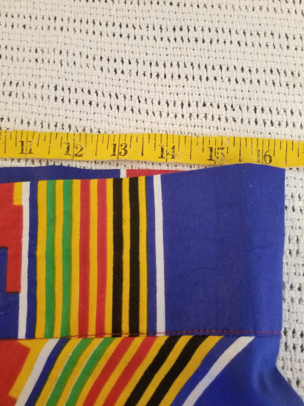 Vintage 1980s Rainbow Stripe Op Art Zip Up Swing Full Sweep Skirt M/34