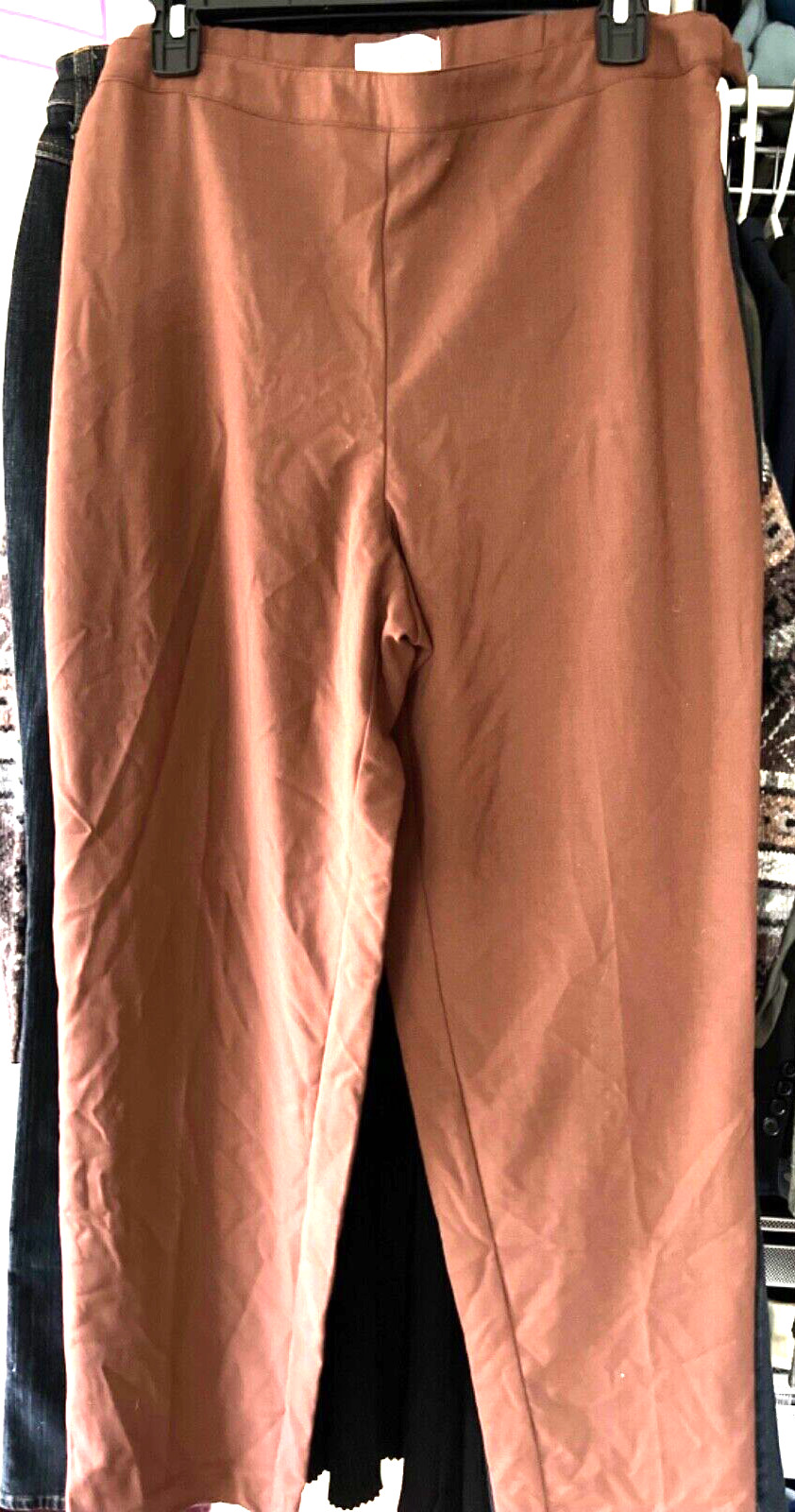 WP03-Chadwicks vintage90s choc brown dress pants, hi waist Womens 30×33 14T