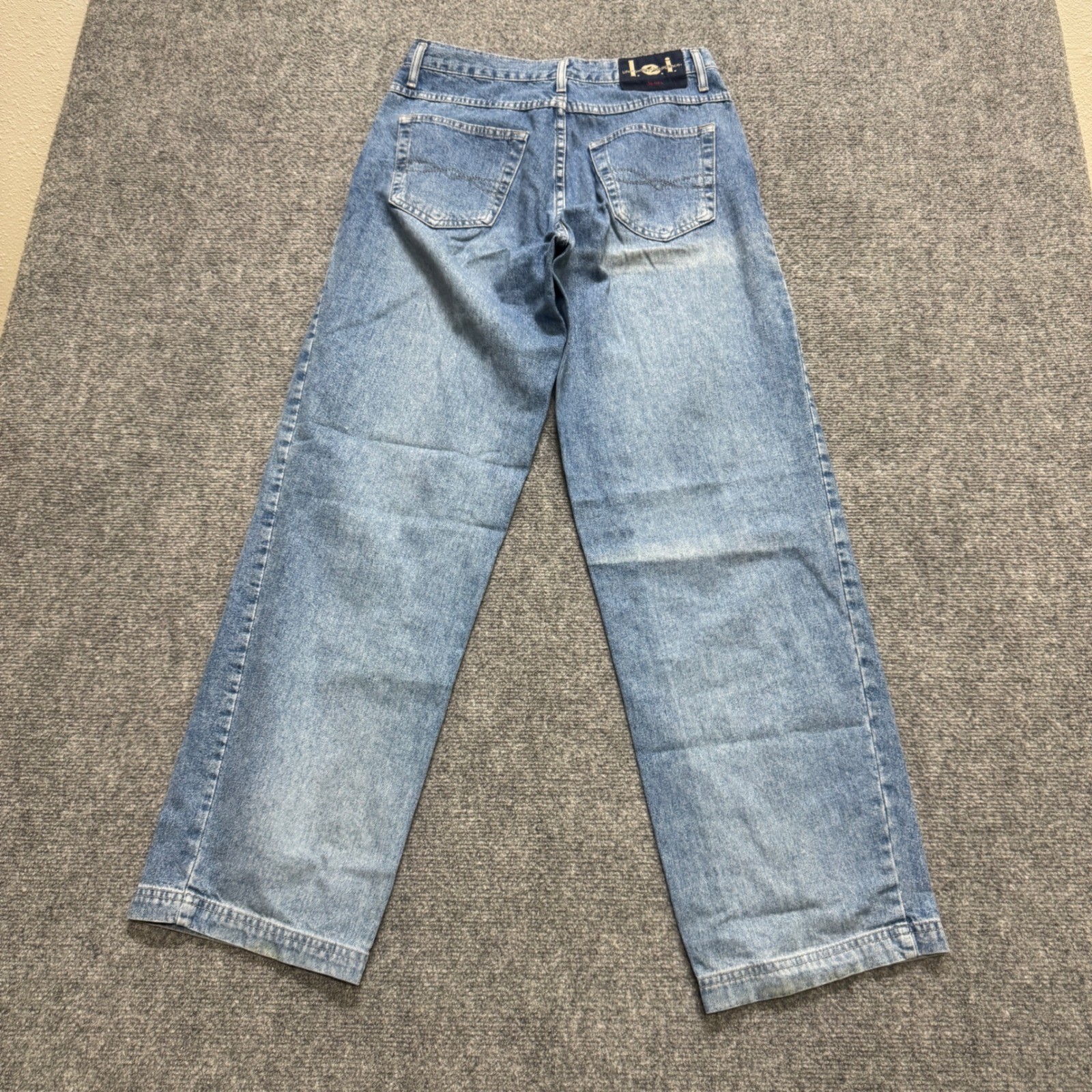 Vintage LEI Jeans Women Dark Wash Flare Leg Denim Pants Cotton Size 7 Wide Leg