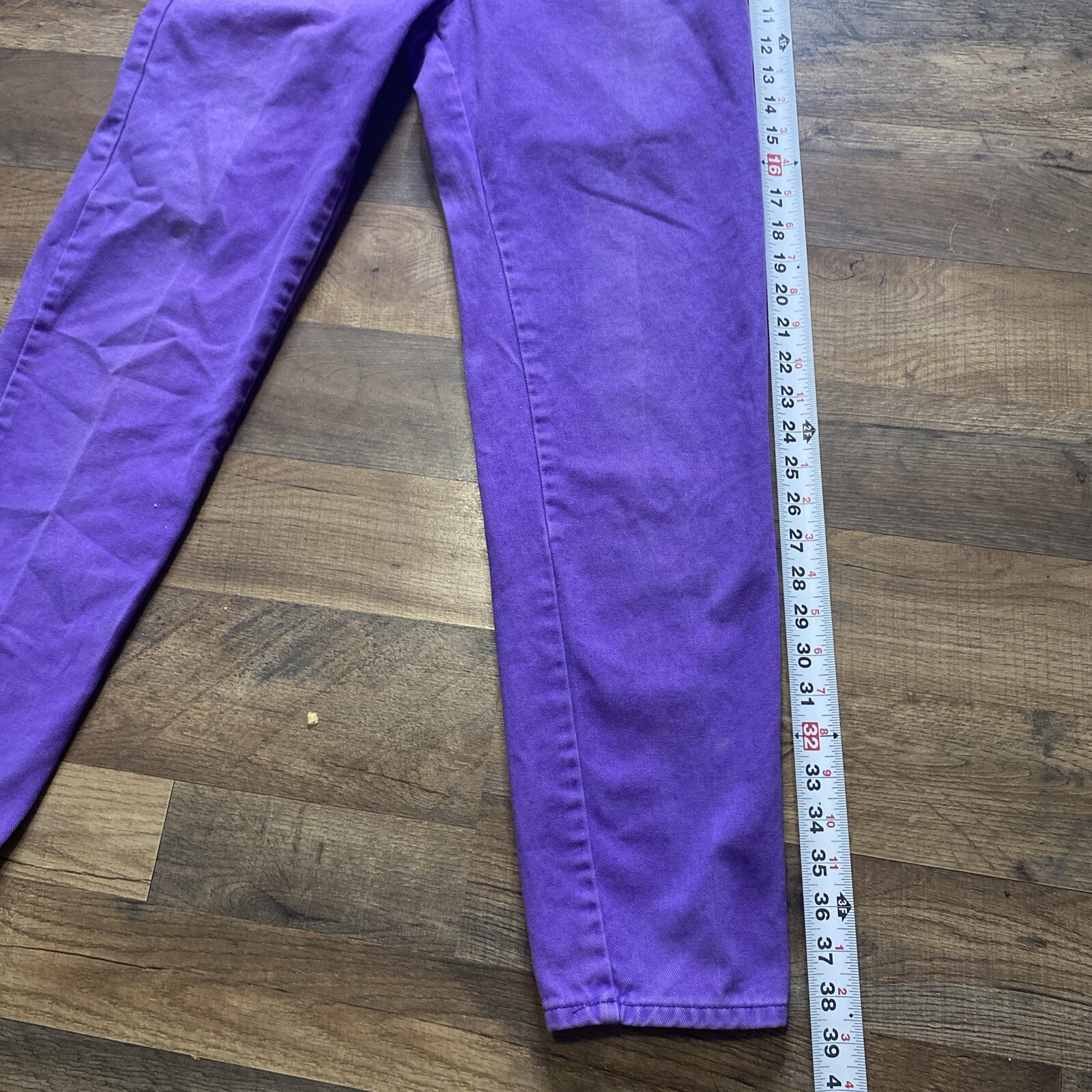 No! Jeans Absolutely Blues Vtg Purple Denim Jeans size 3 MOM high waist