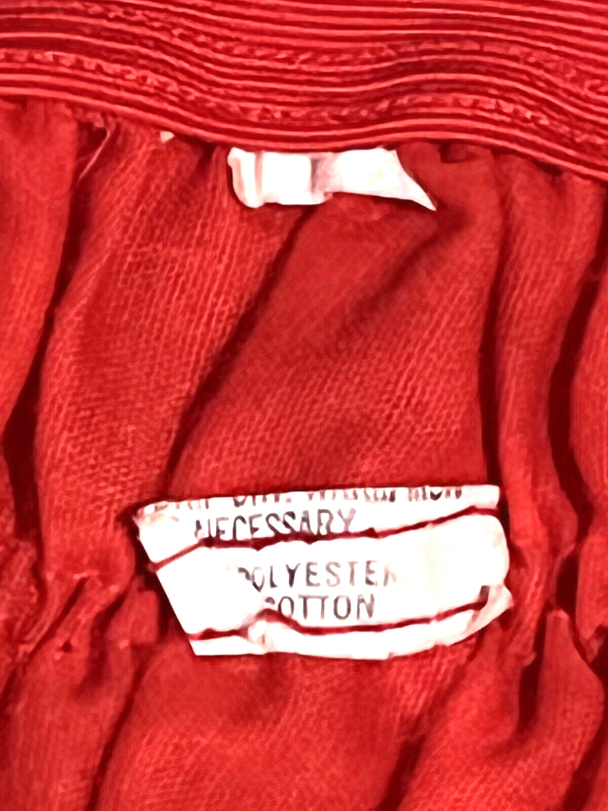 VINTAGE PARTNER PLEASE BY MALCO MODES? SQUARE DANCE MEDIUM RED RUFFLED BLOOMERS