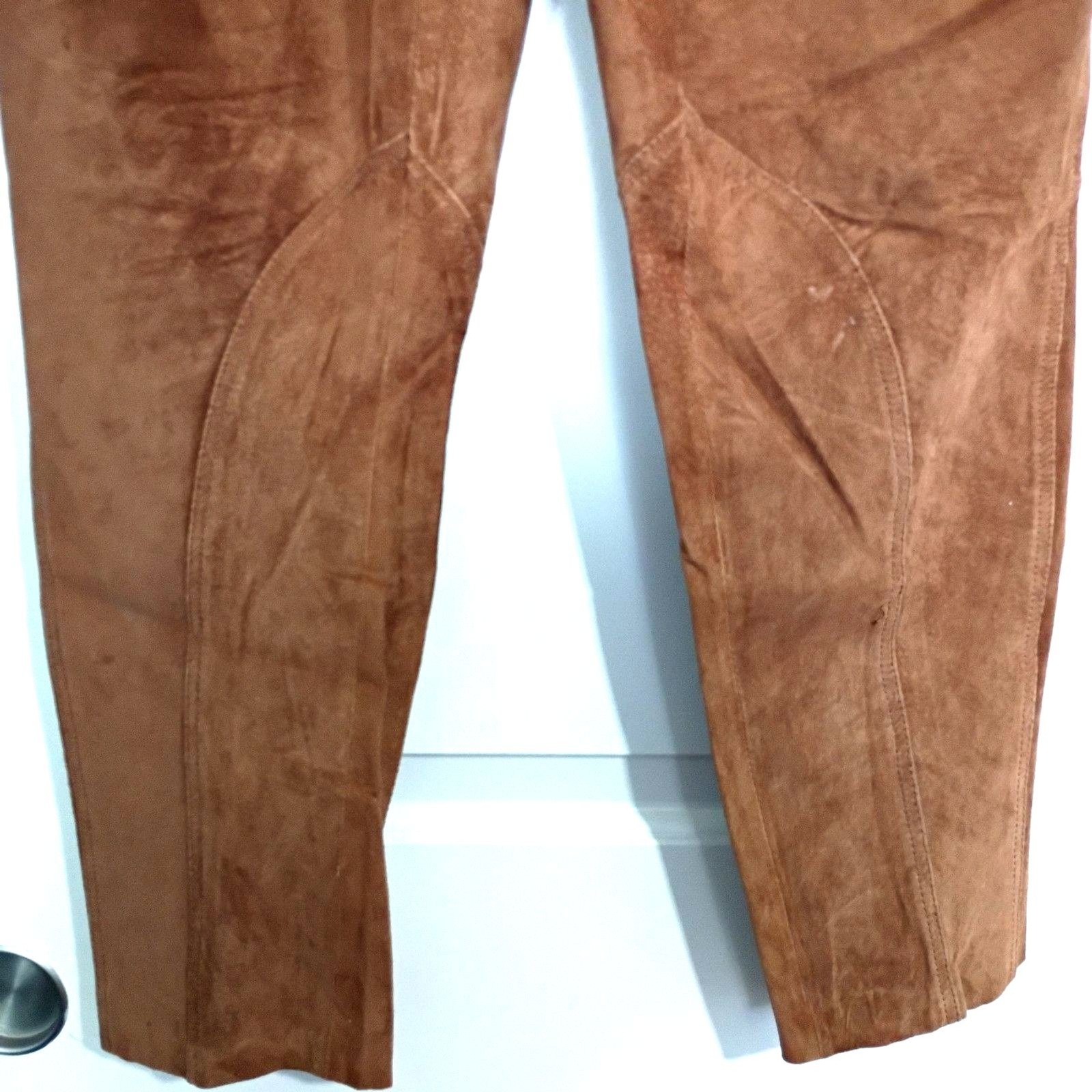 Outback Red Heirloom Collection Leather Riding Pants Size 6 Vintage 80s Prairie
