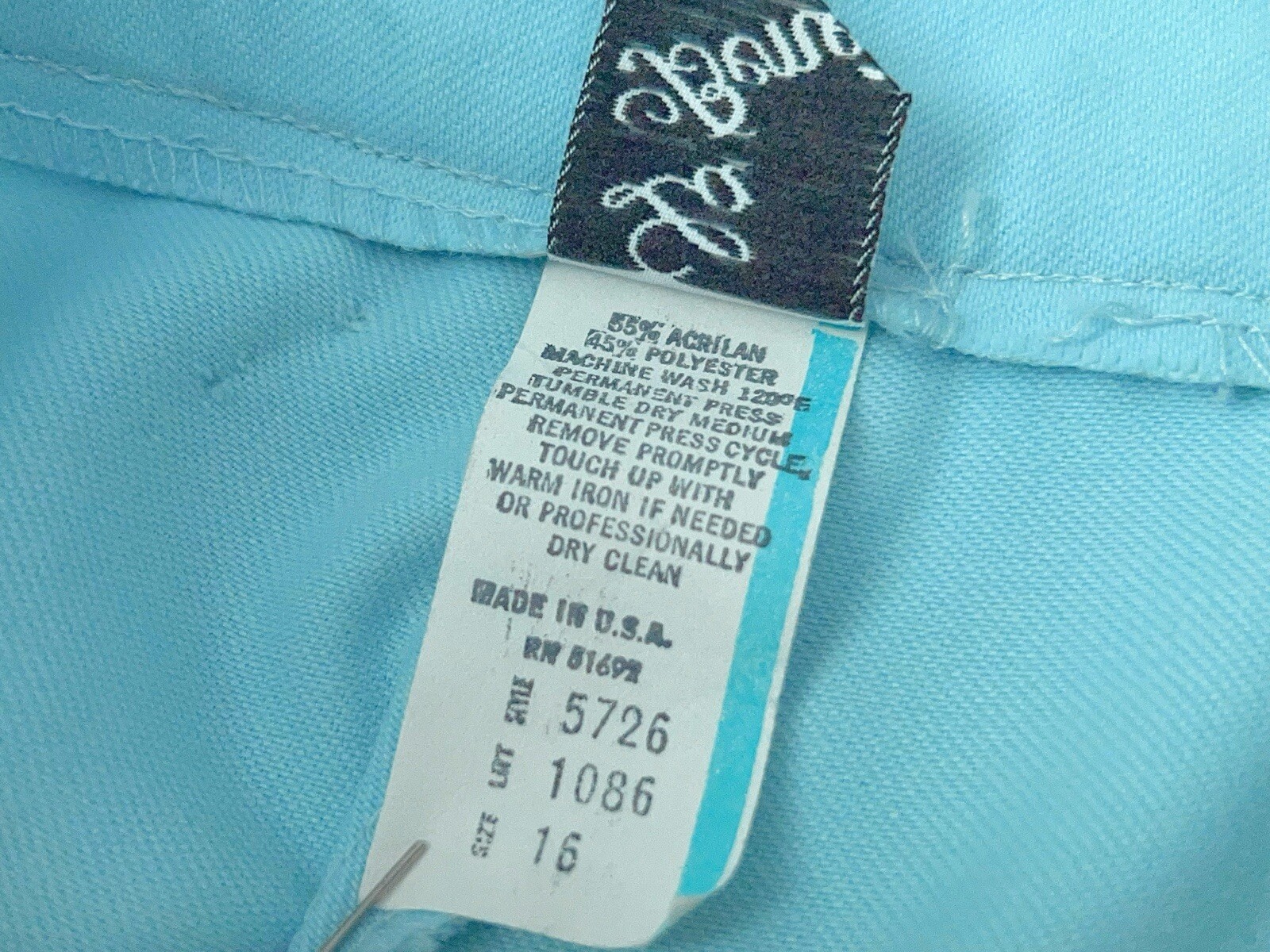 Vintage La Bene Women’s Slacks Dress Pants High waist Lightweight 29”