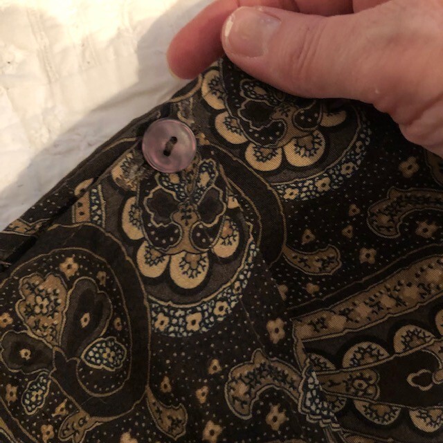 Vintage L’Amadei Wrap Skirt Size 12 Paisley Brown DP Altomonte Lined Maxi
