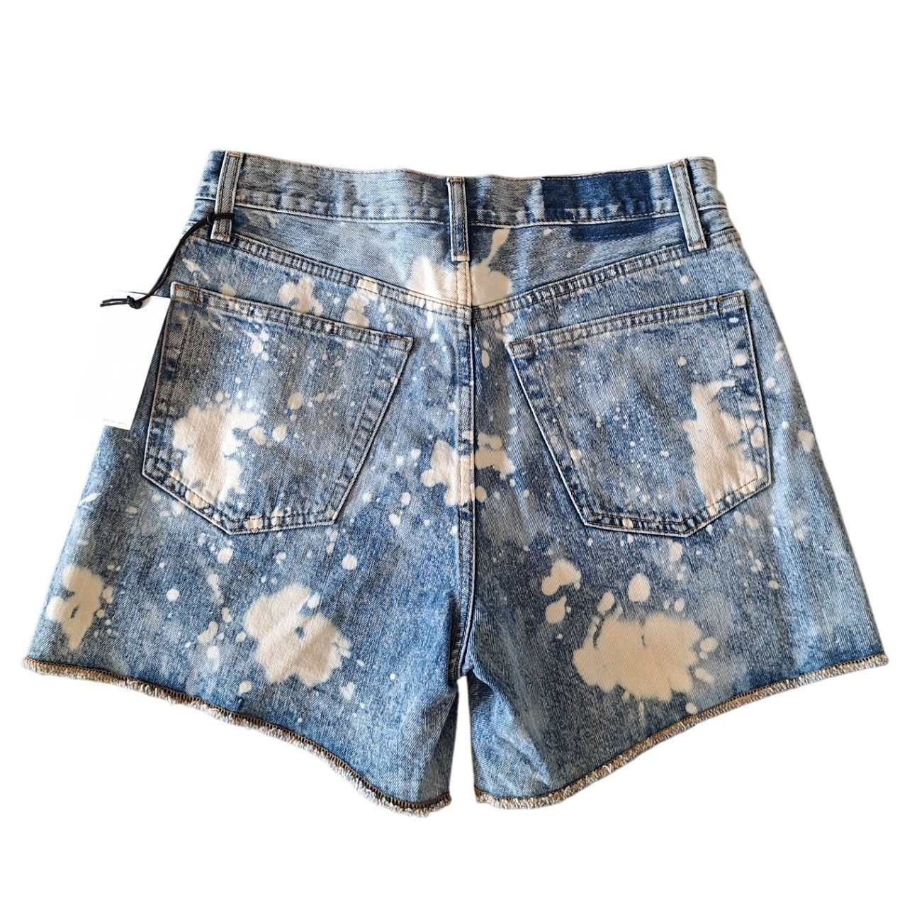 Re/Done Womens Splash 70S High Rise Flat Front Cut-Off Shorts Size 30