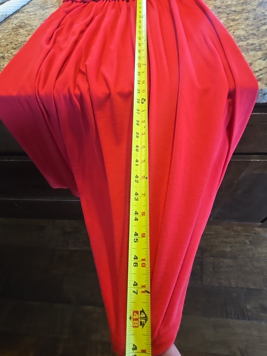 Vintage 90s Caroline Wells Collection Red Collared Dress w/black belt Sz16