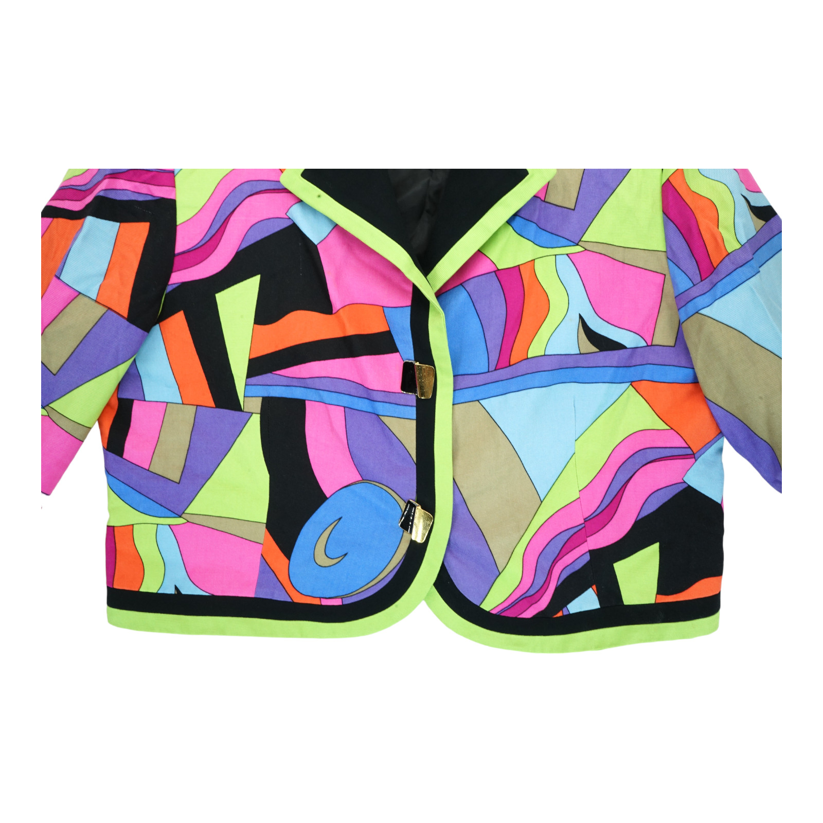Vintage Constance Saunders Neon Blazer – Rare – Size 14 – Women’s
