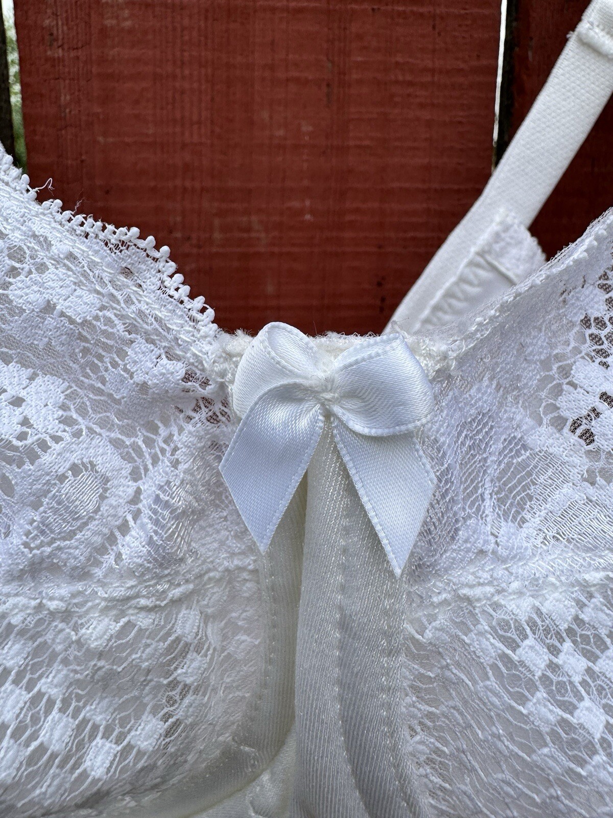 Vintage White Lace Teddy Lingerie By Goddess Size 38B Bodysuit 70s 80s Underwire
