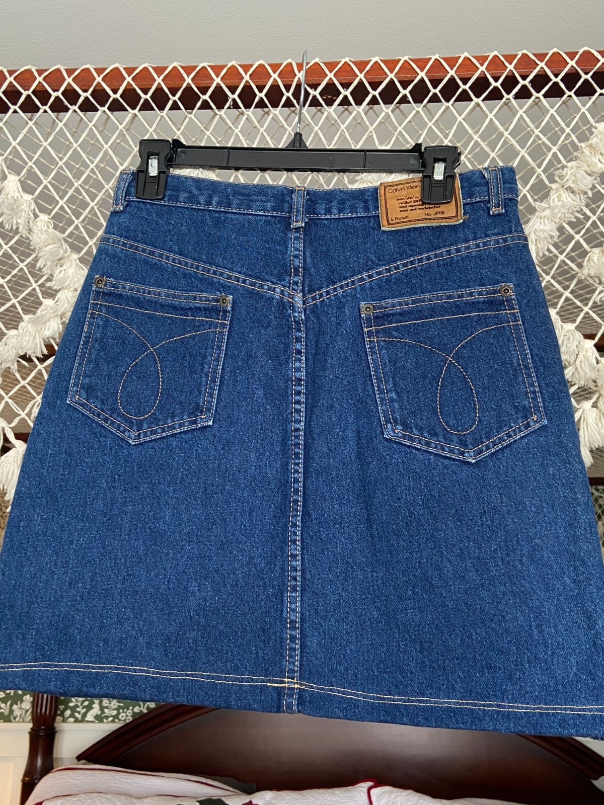 Vintage Calvin Klein Jeans Co Denim Skirt | Late 70s–Early 80s | RN 36009 | 100%
