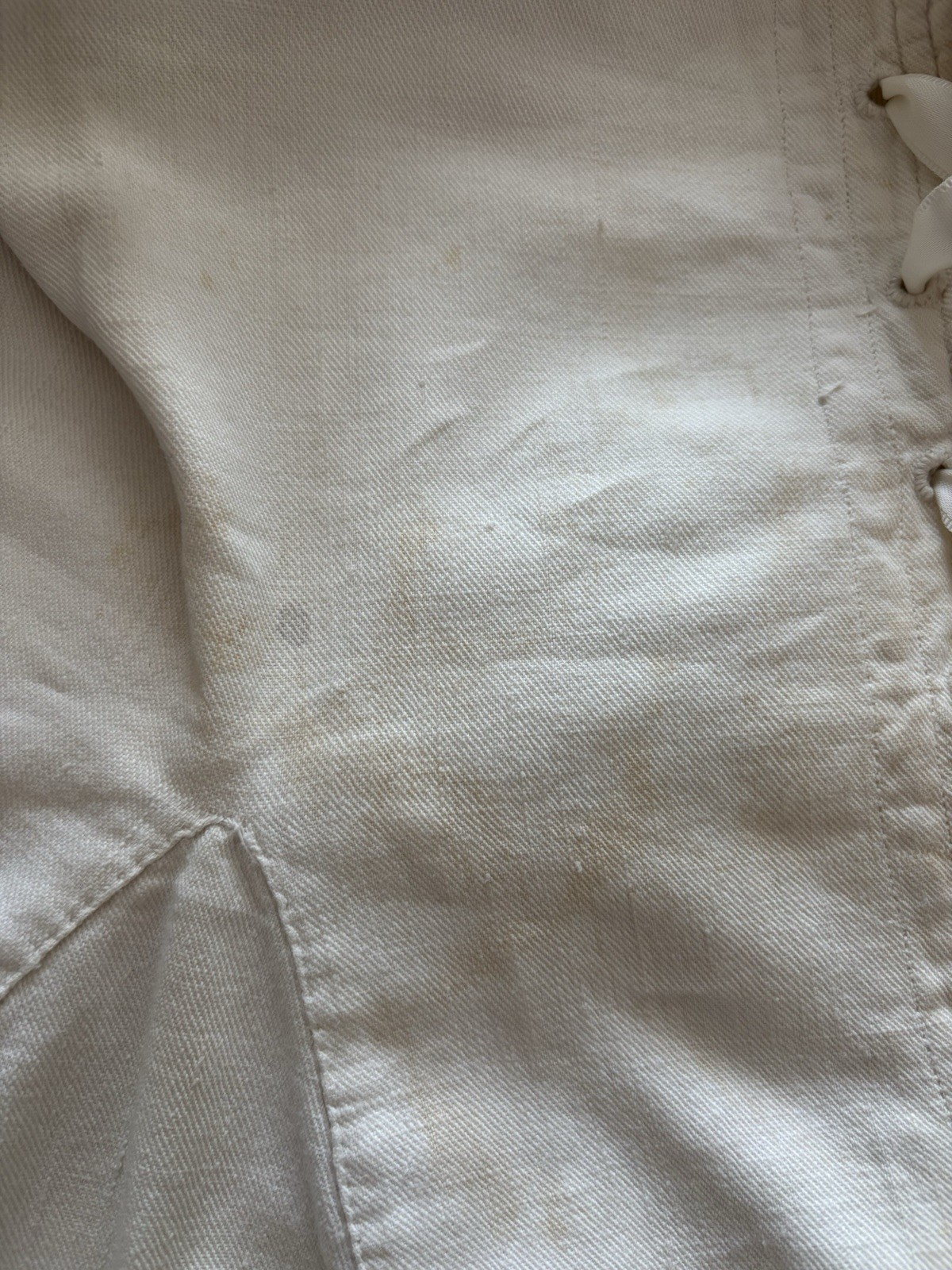 Antique Victorian Corset 1800s Stay Cotton Rare 19th C Western Costume Co