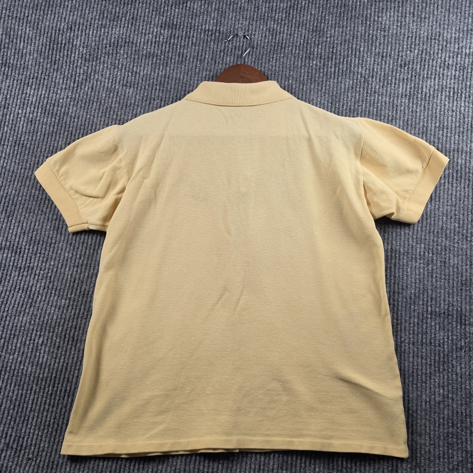 Fred Perry Vintage 70s Yellow Polo Shirt Made In Britain Womens Size 38 Mod Tops
