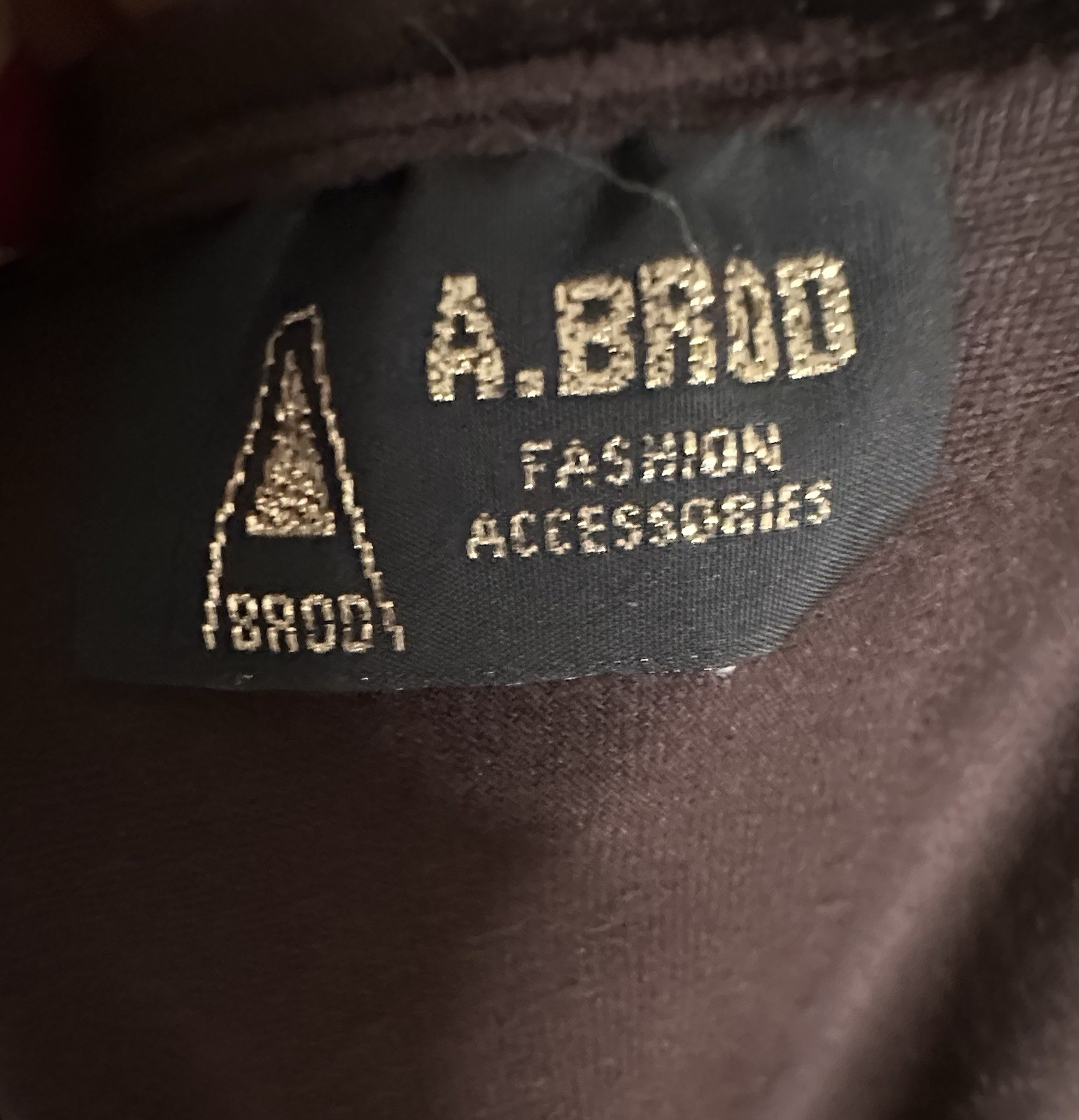 A Brod Vintage Chocolate Brown Velvety Cape