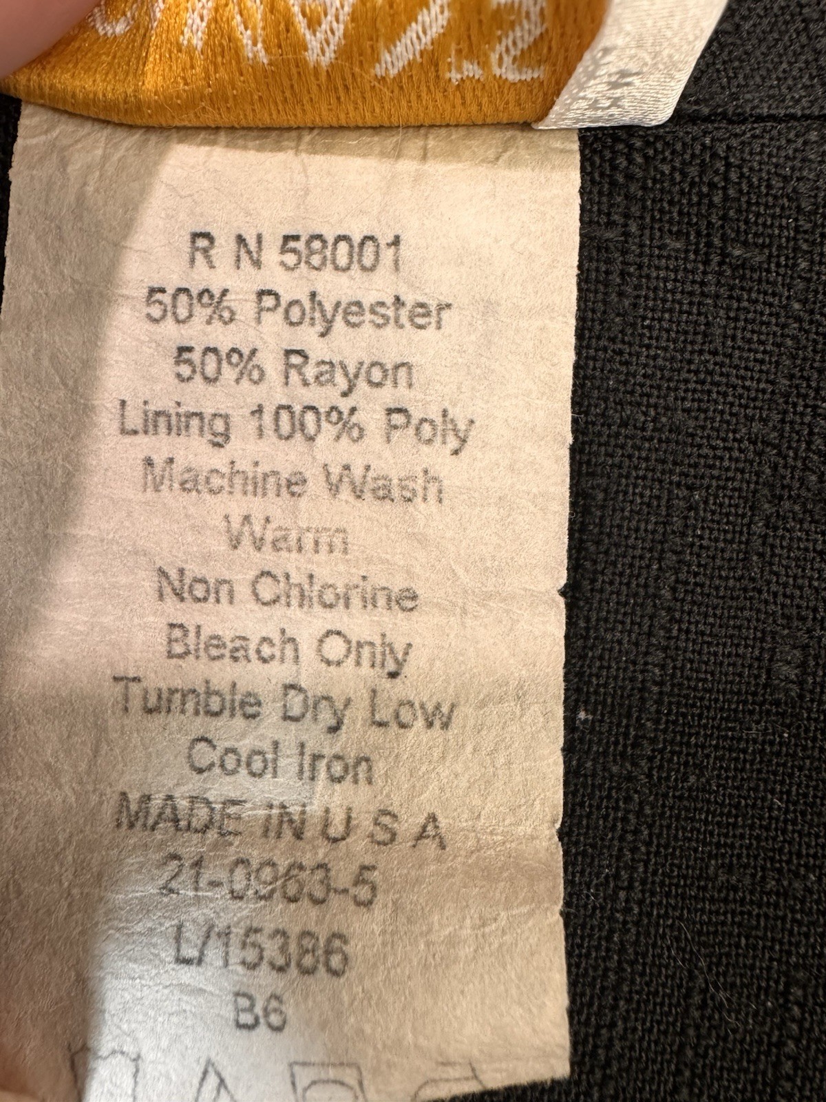Roamans Lightweight Blazer Black VTG USA Womens 3x/4x? See Measurements