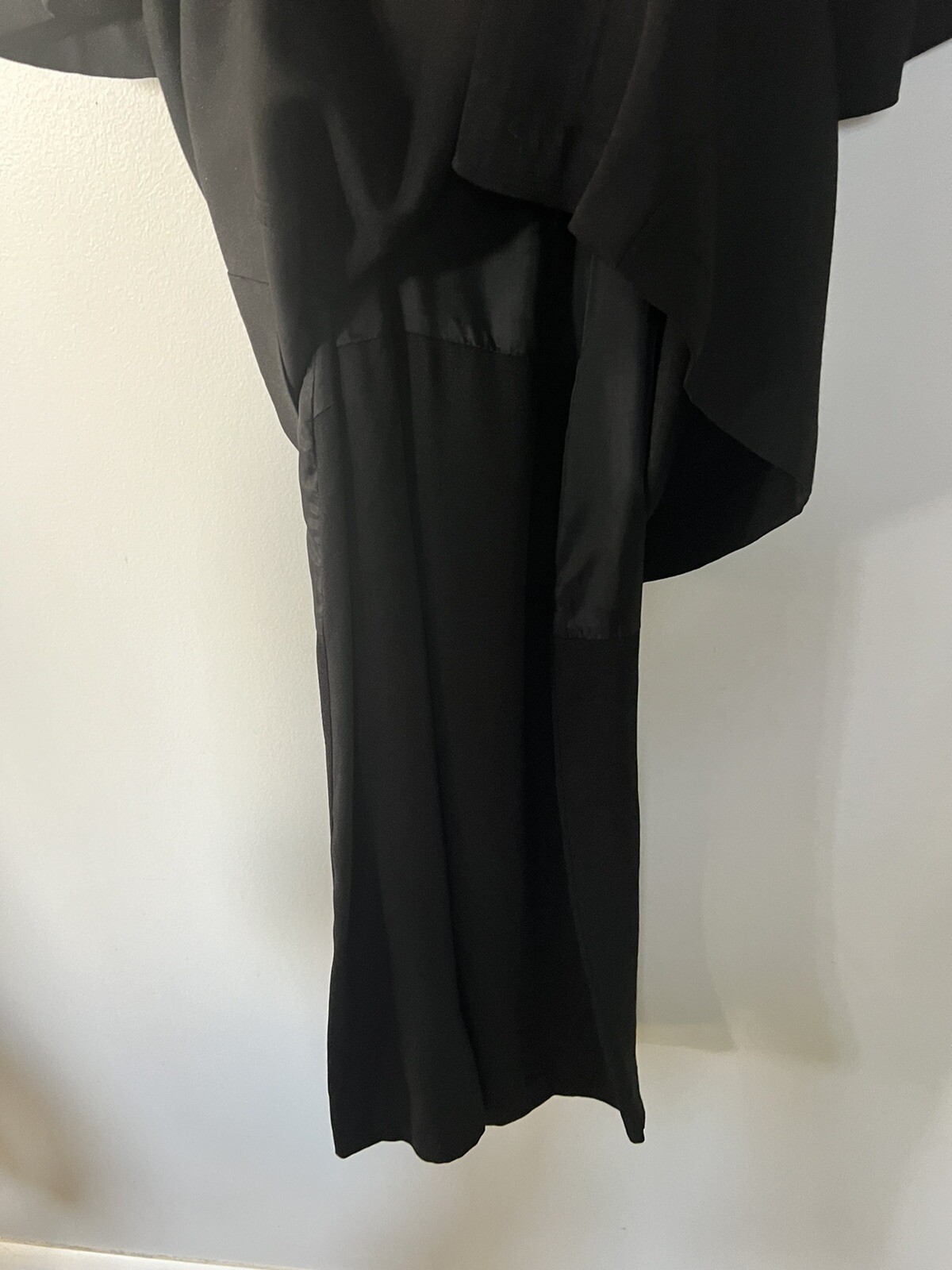 Vintage 90s Virgo II Black Animal Print Faux Dress Set Size 8